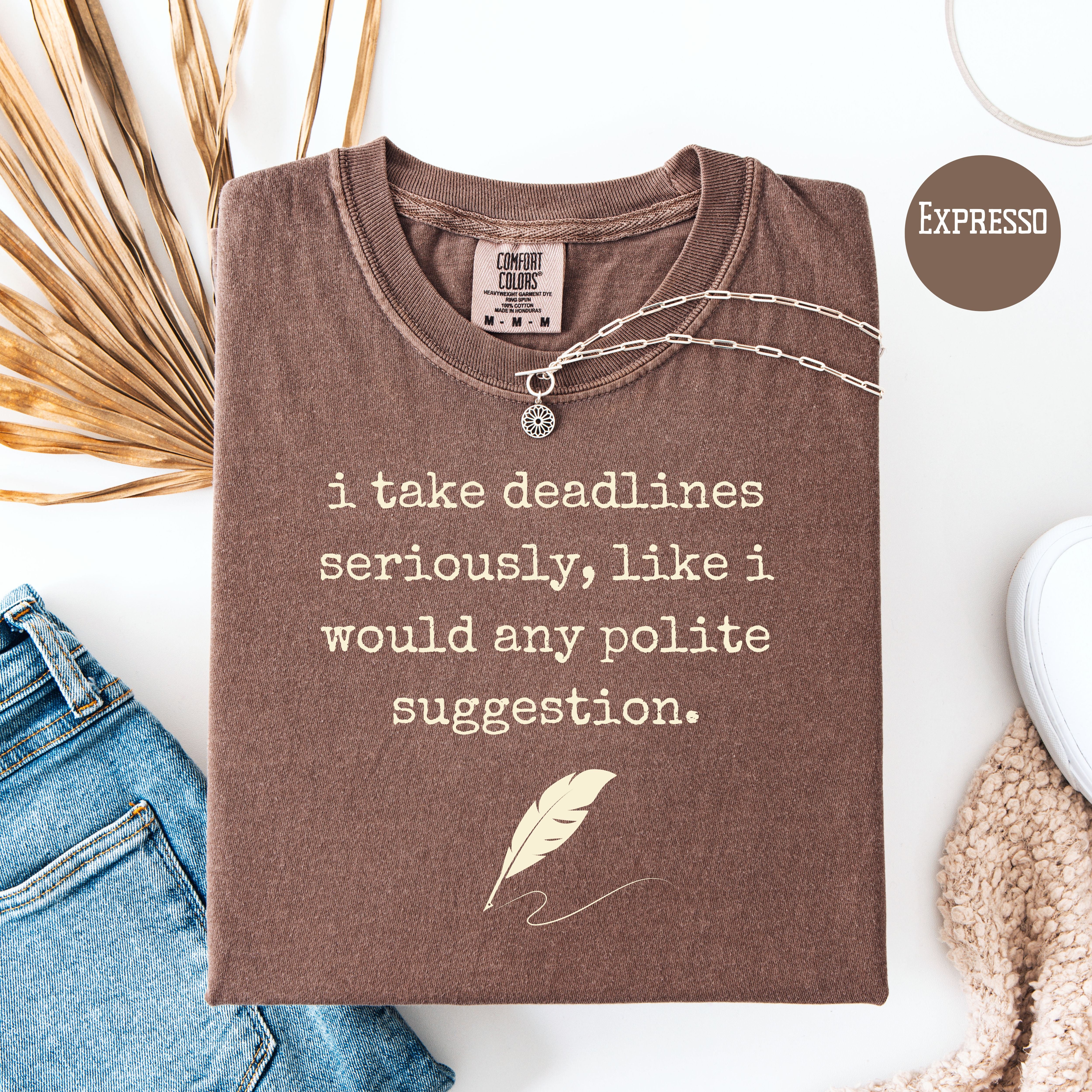 Writer Comfort Colors Unisex Gift For Authors, Songwriter Gift, College Student Tee