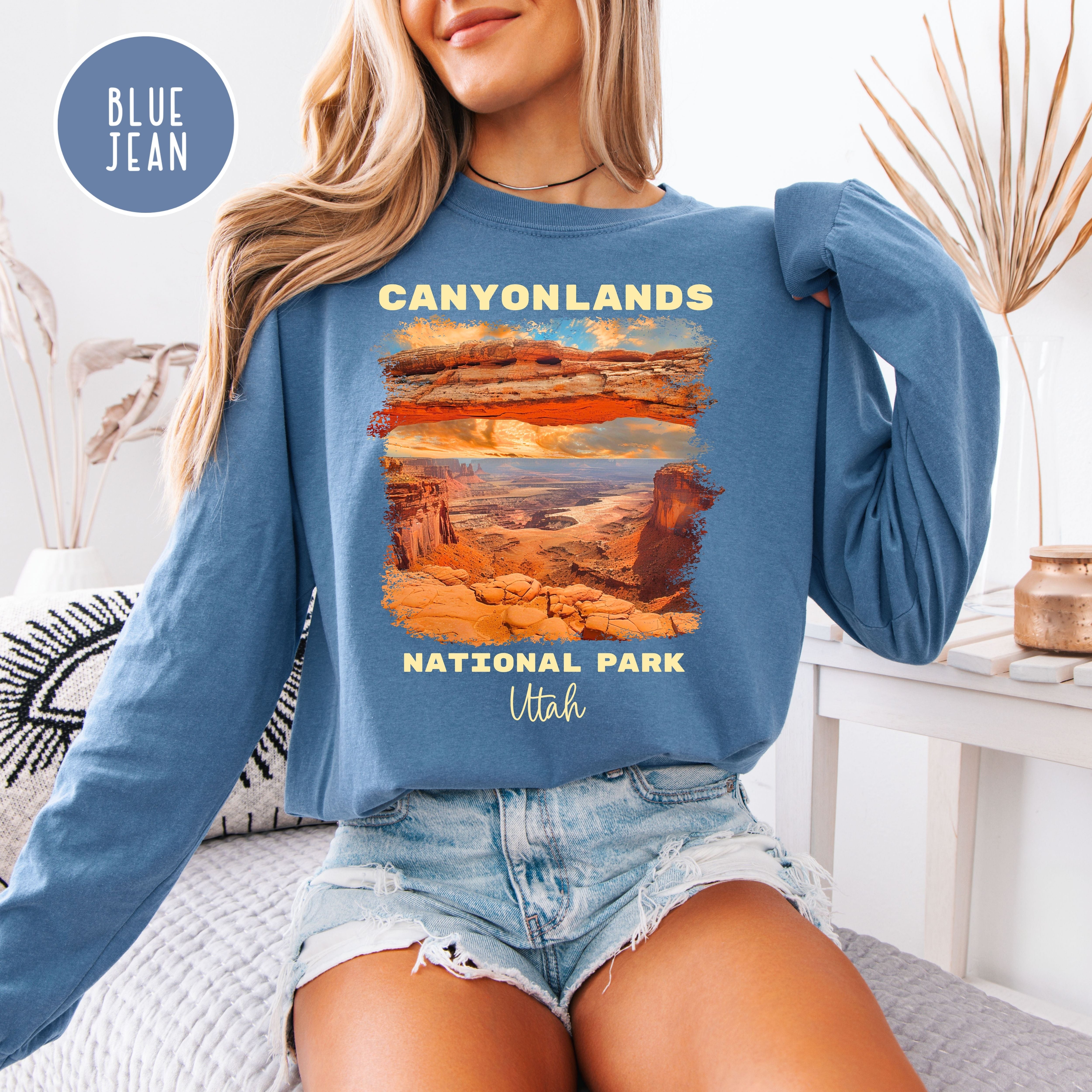 Canyonlands National Park Comfort Colors Long Sleeve Tee