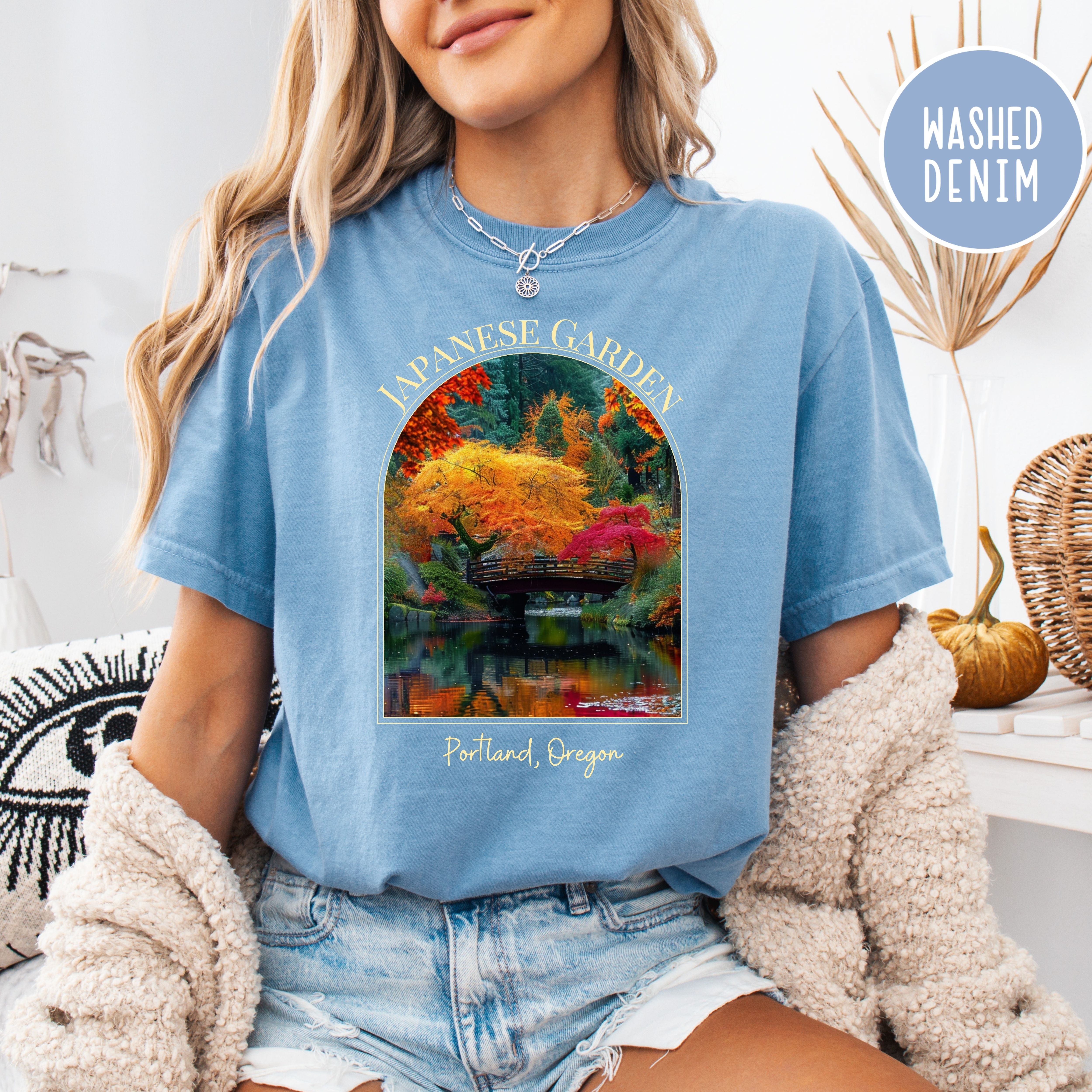 Portland Oregon Japanese Garden Comfort Colors® Tee