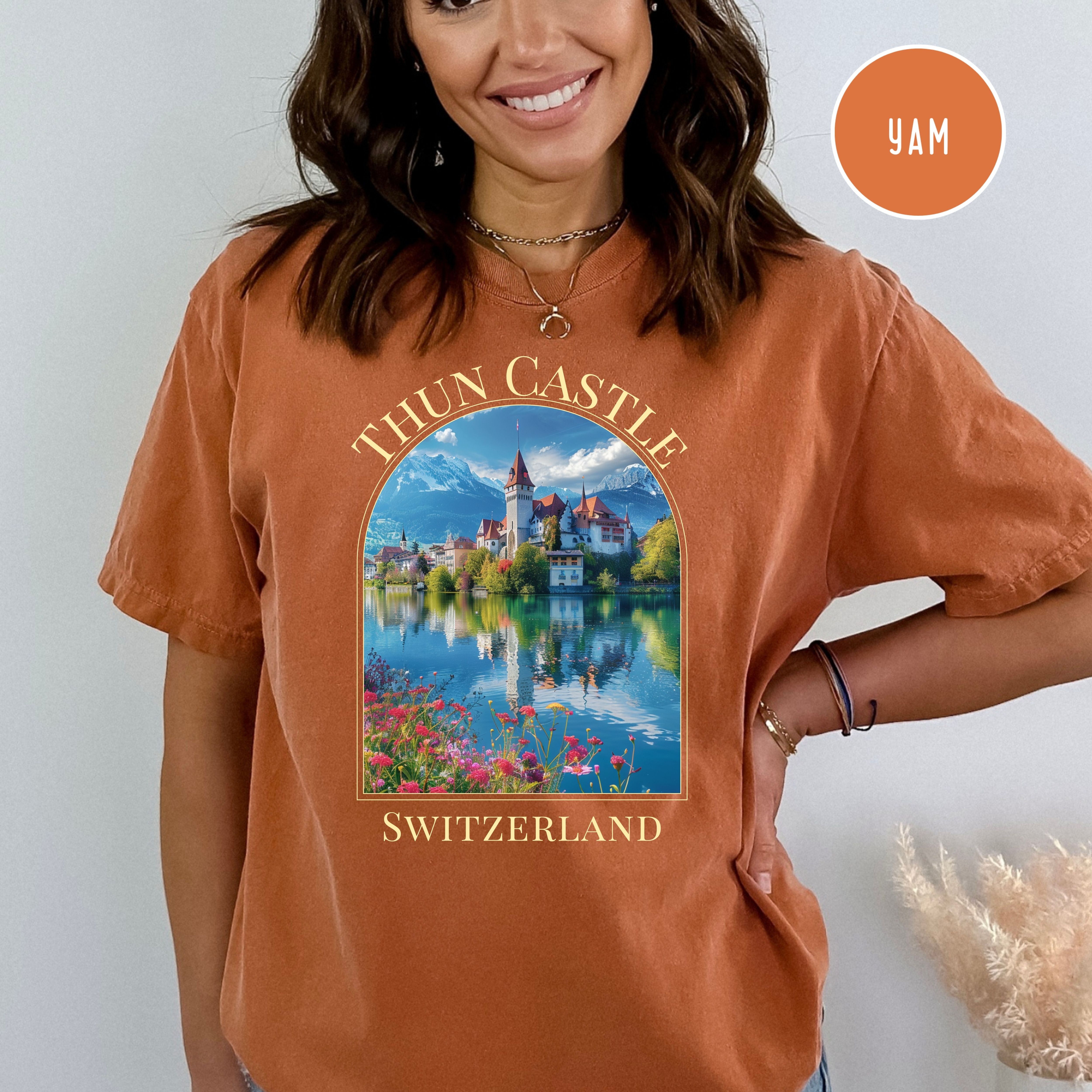 Thun Castle Switzerland Comfort Colors® Tee