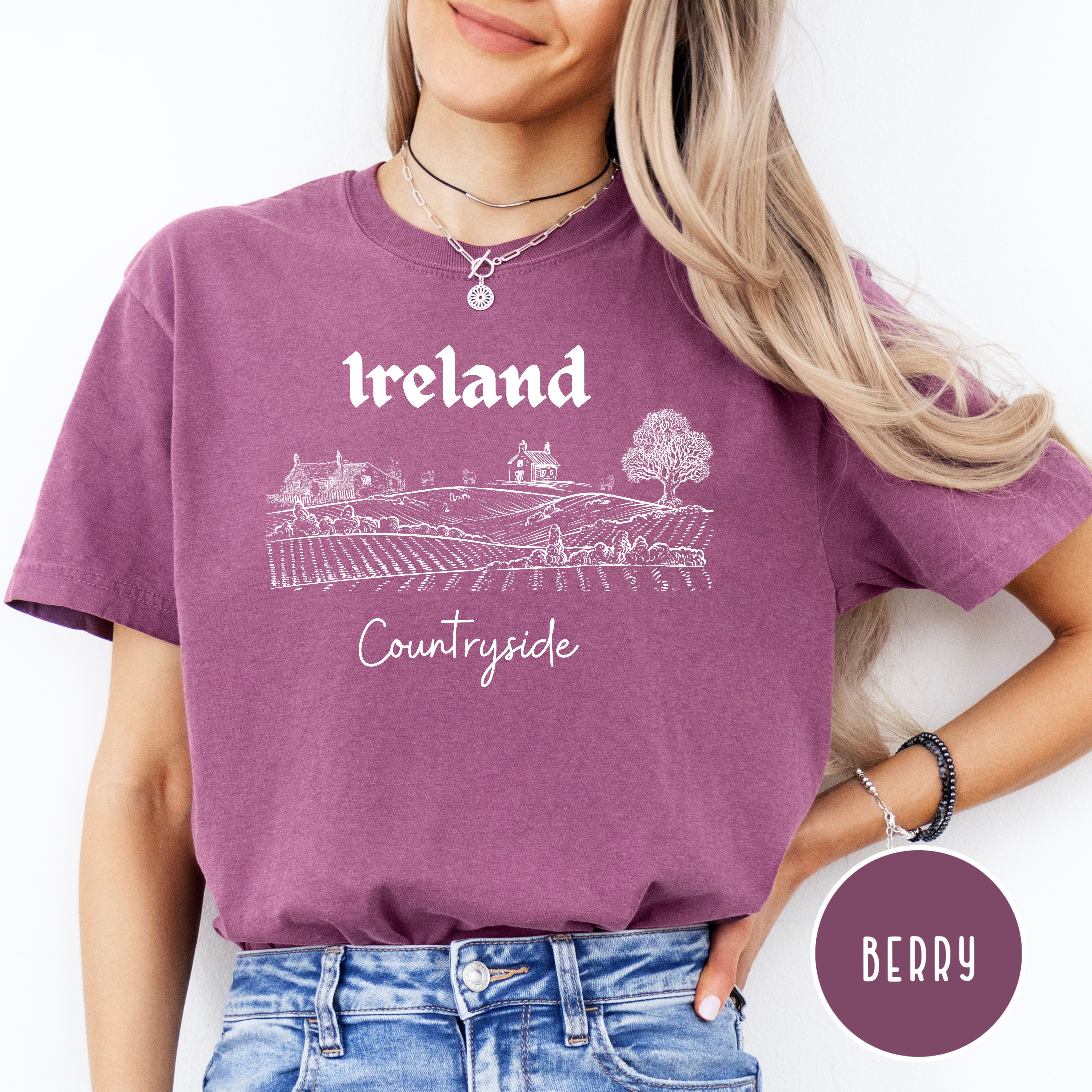 Ireland Tee, Irish Countryside Comfort Colors® Tee