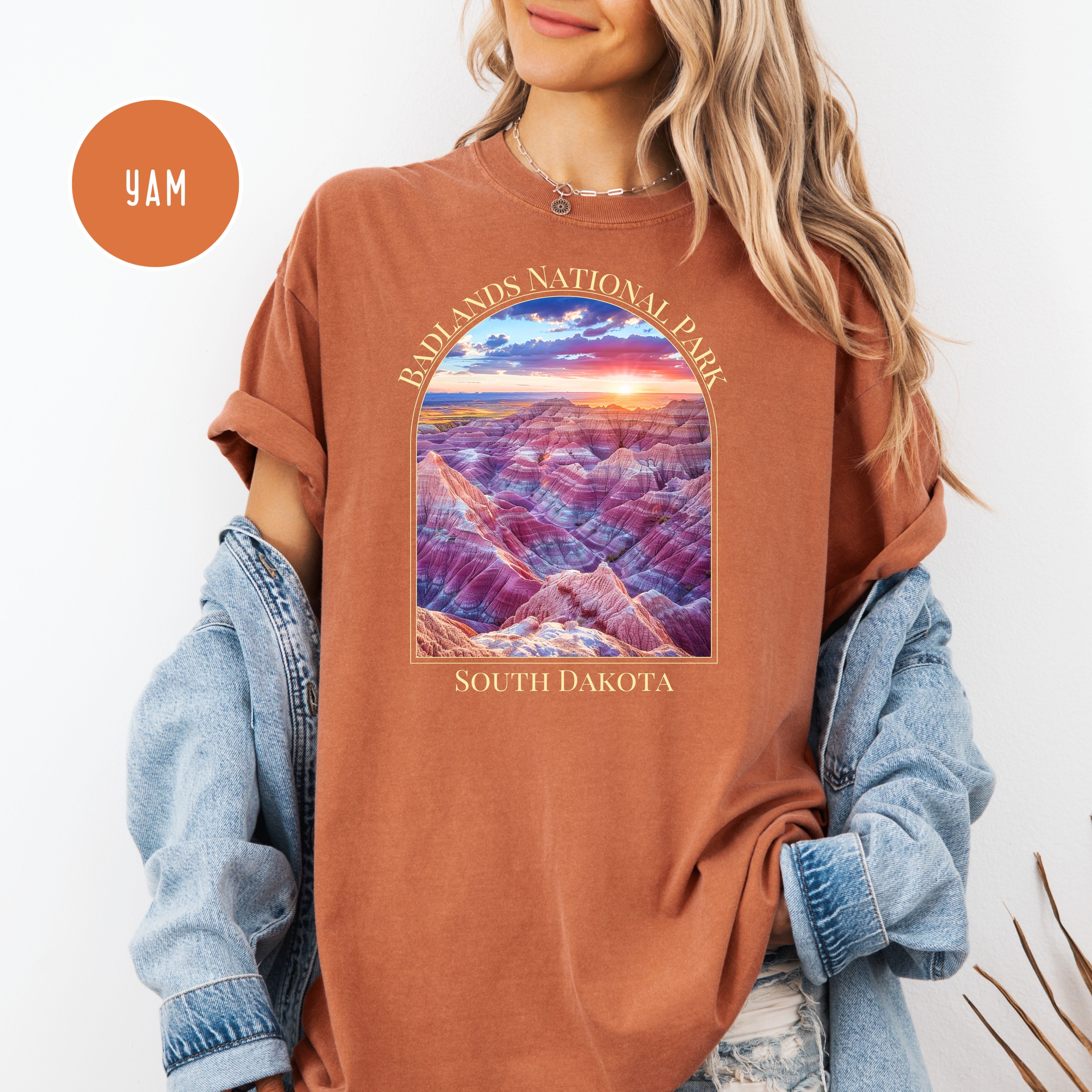 Badlands National Park South Dakota Comfort Colors Tee