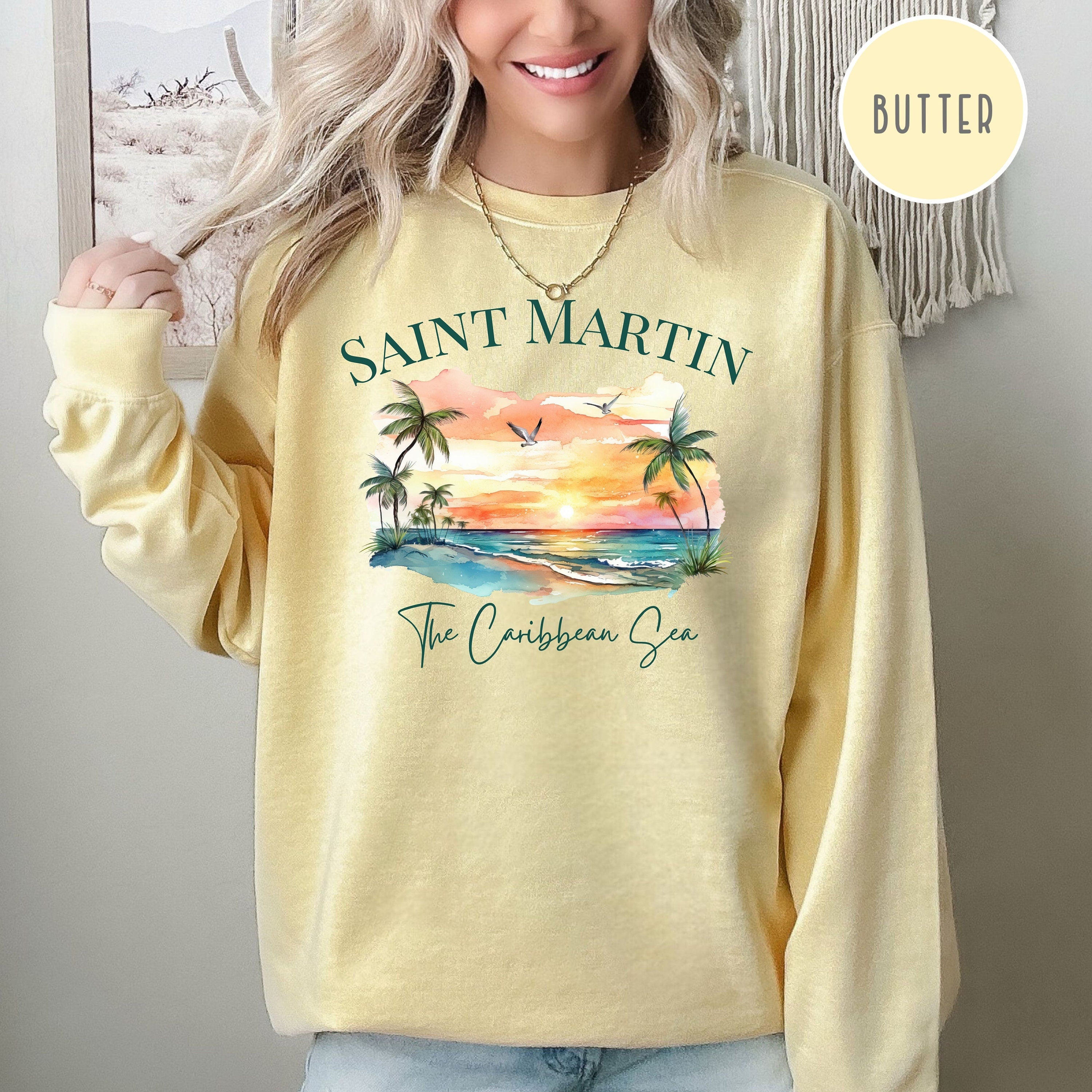 Saint Martin Caribbean Island Comfort Colors® Sweatshirt