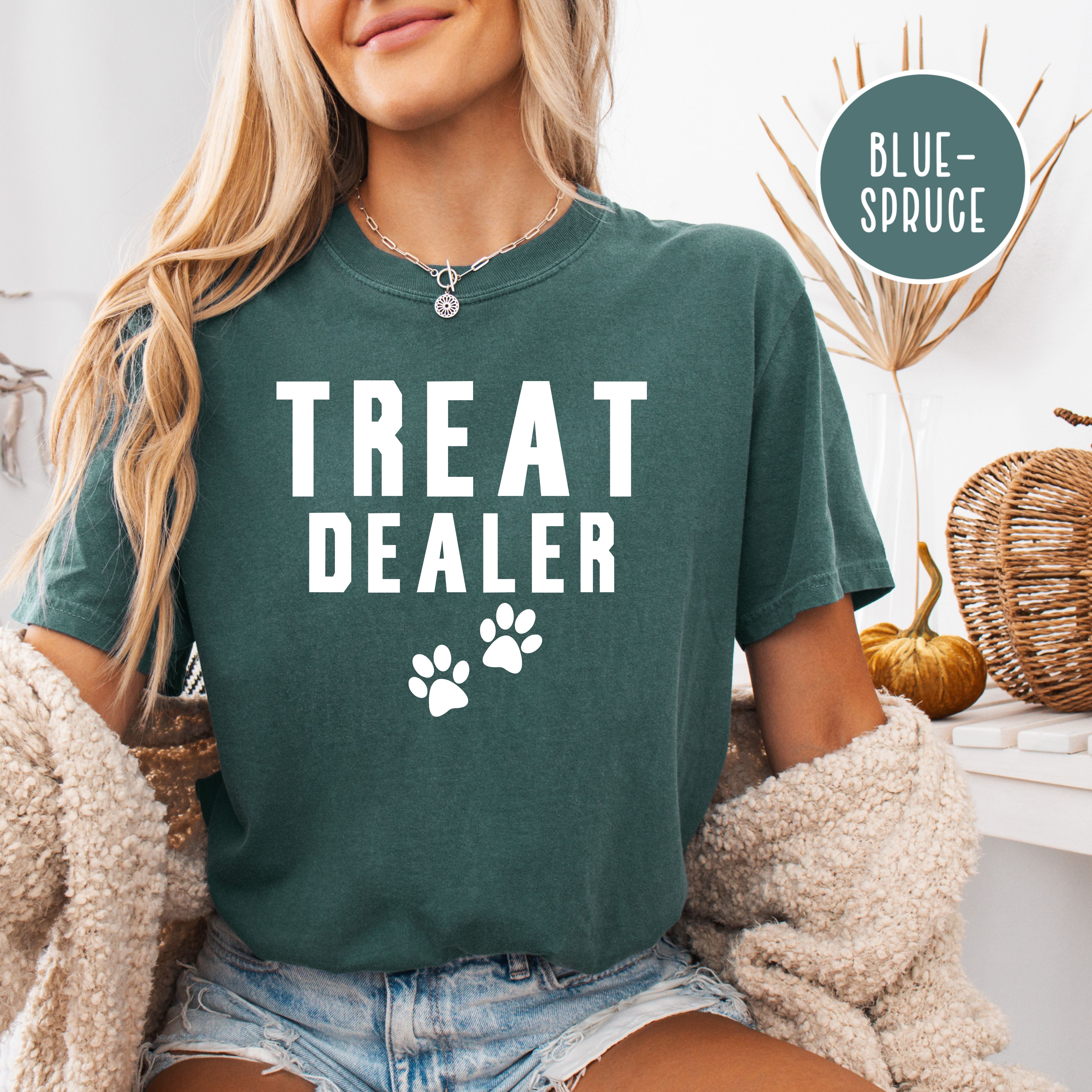 Treat Dealer Funny Dog Mom Comfort Colors® Tee