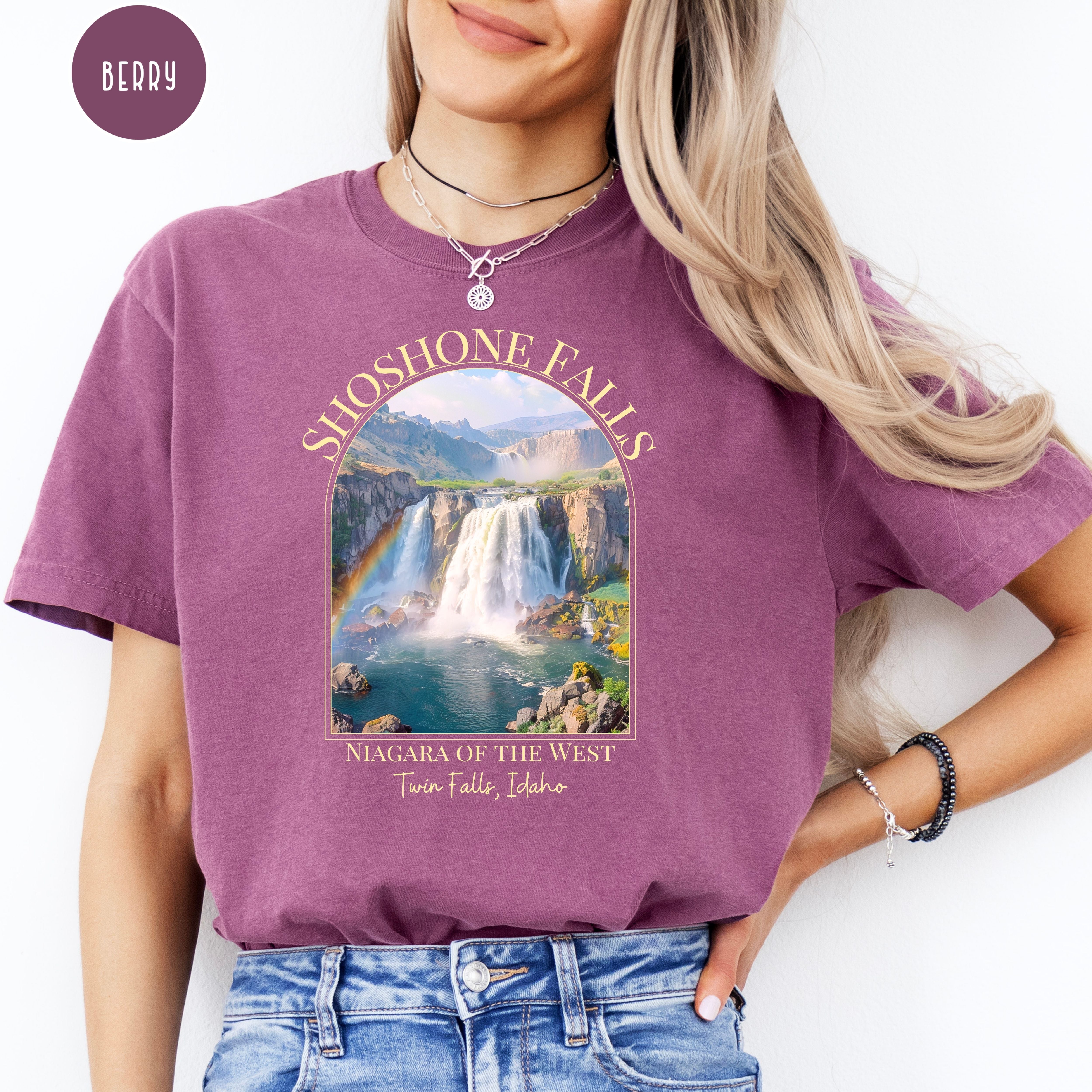 Shoshone Falls Idaho, Niagra of the West Comfort Colors® Tee