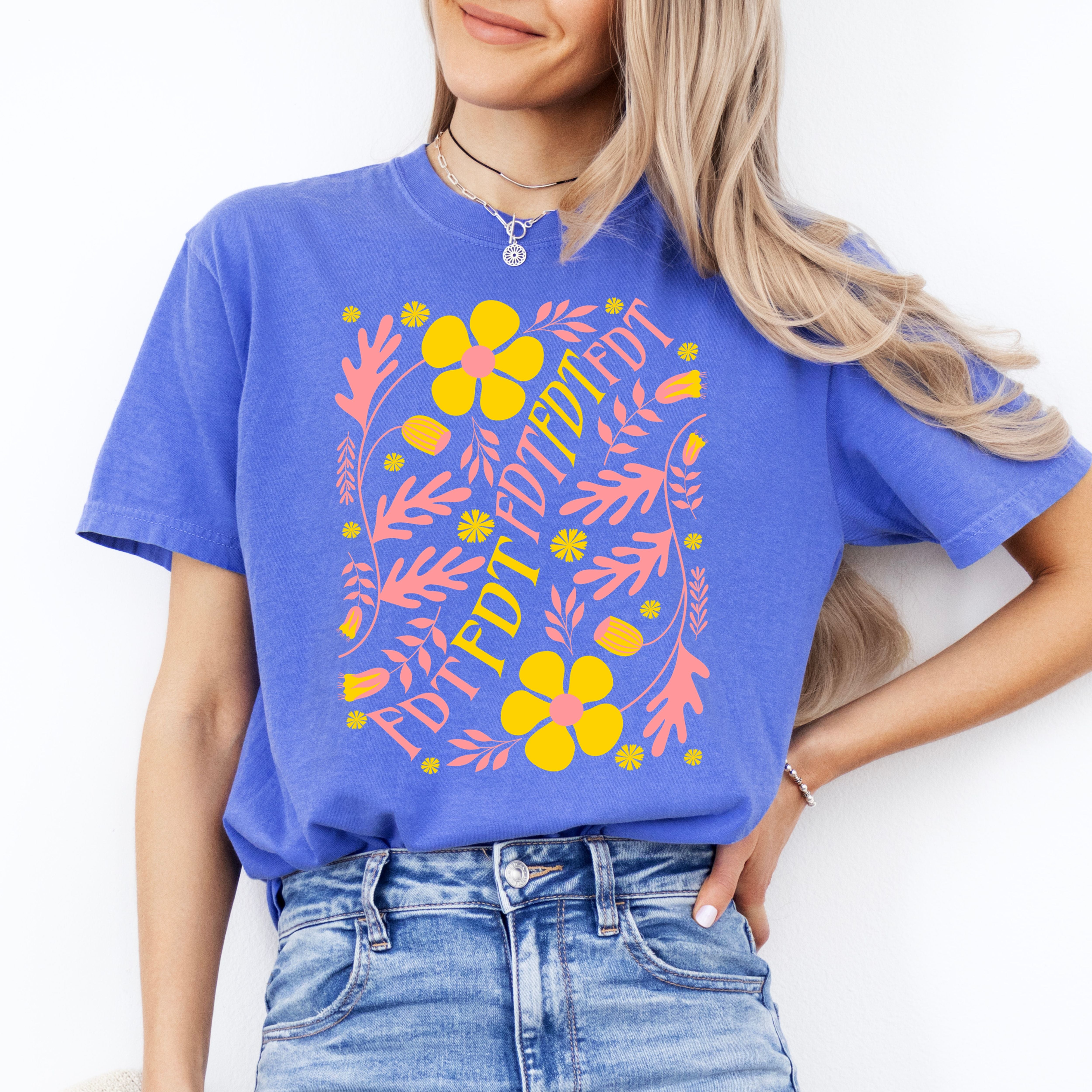 Subtle FDT Floral Design Comfort Colors® Tee