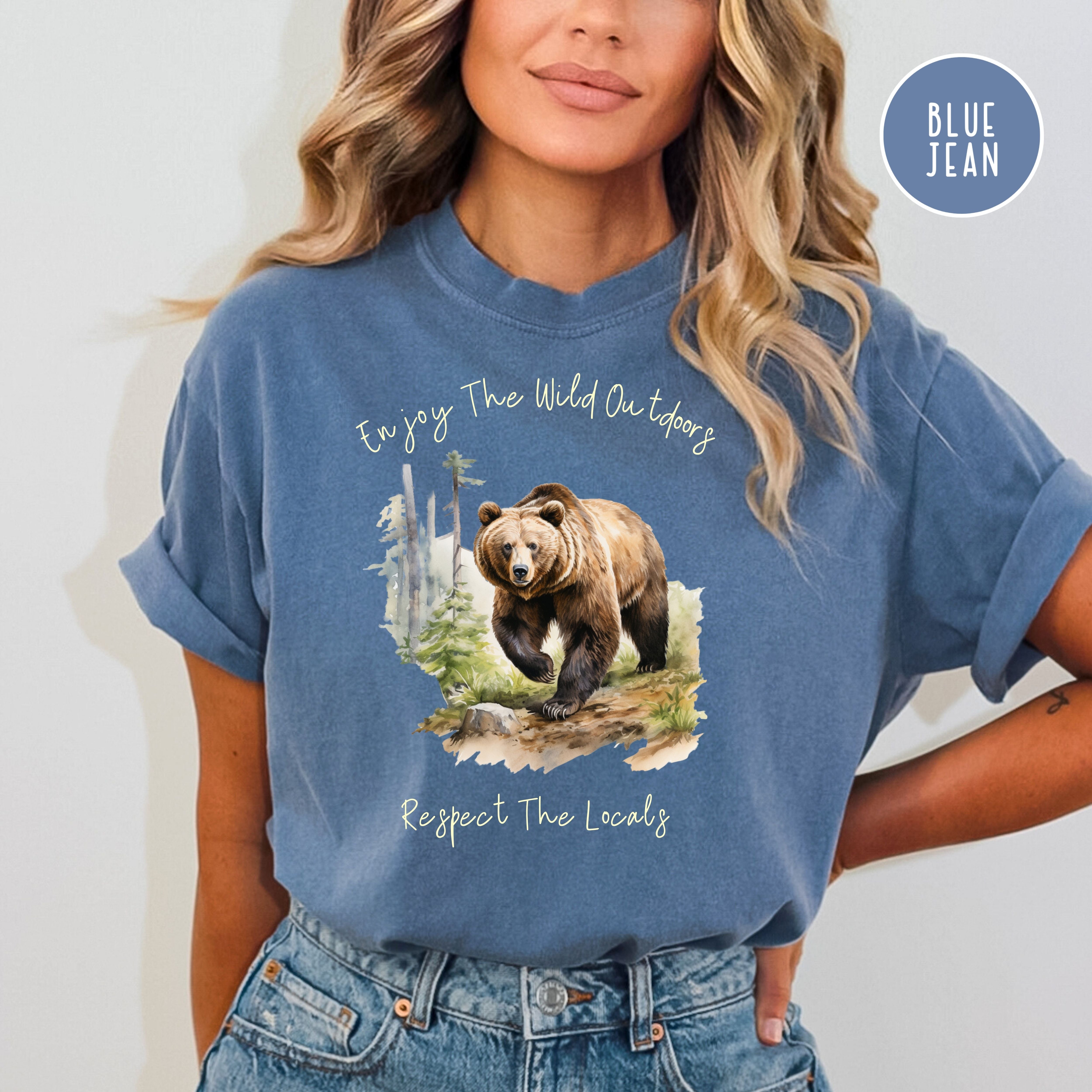 Nature Lover Respect the Locals Wild Outdoors Comfort Colors® Tee