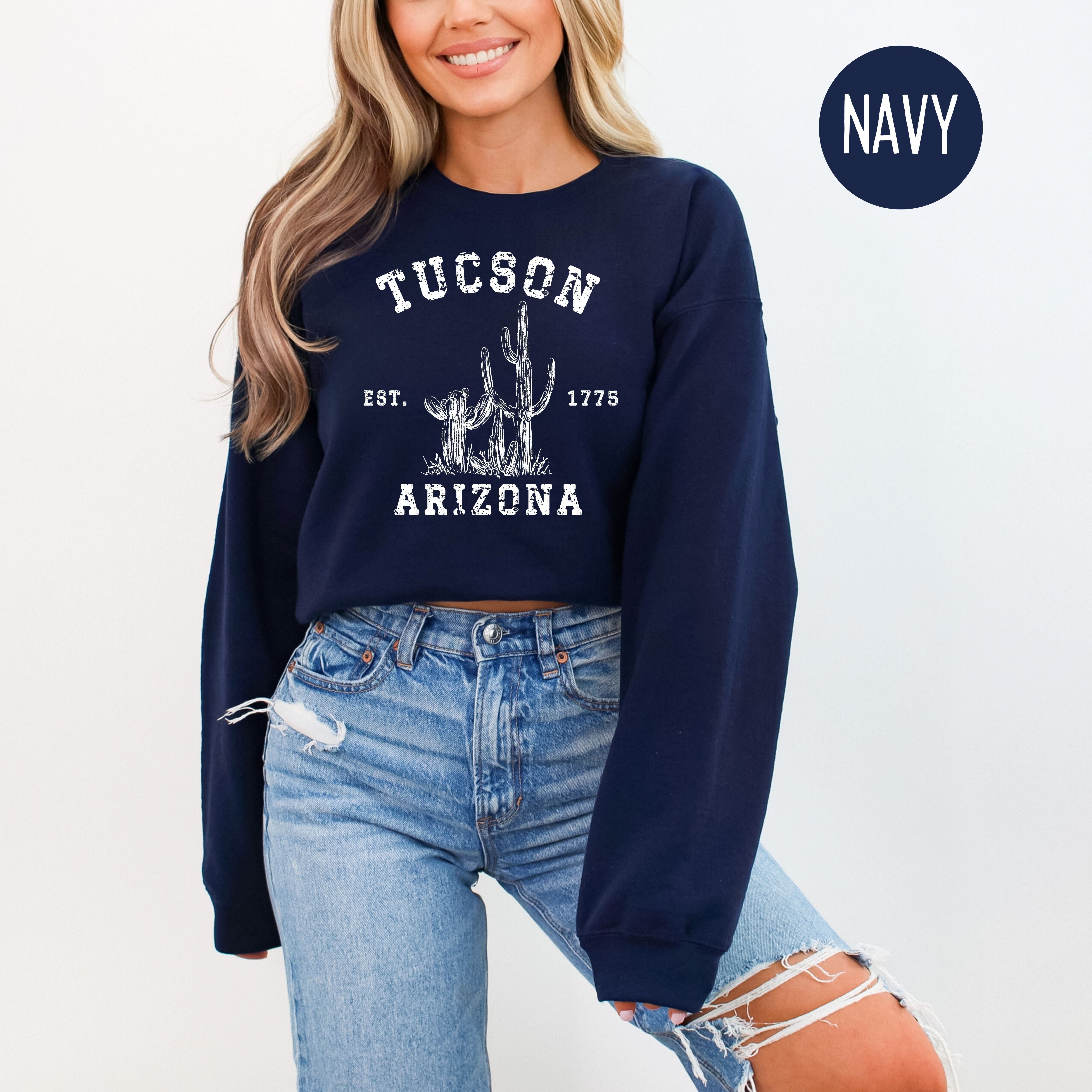 Tucson Arizona Grunge Style Sweatshirt