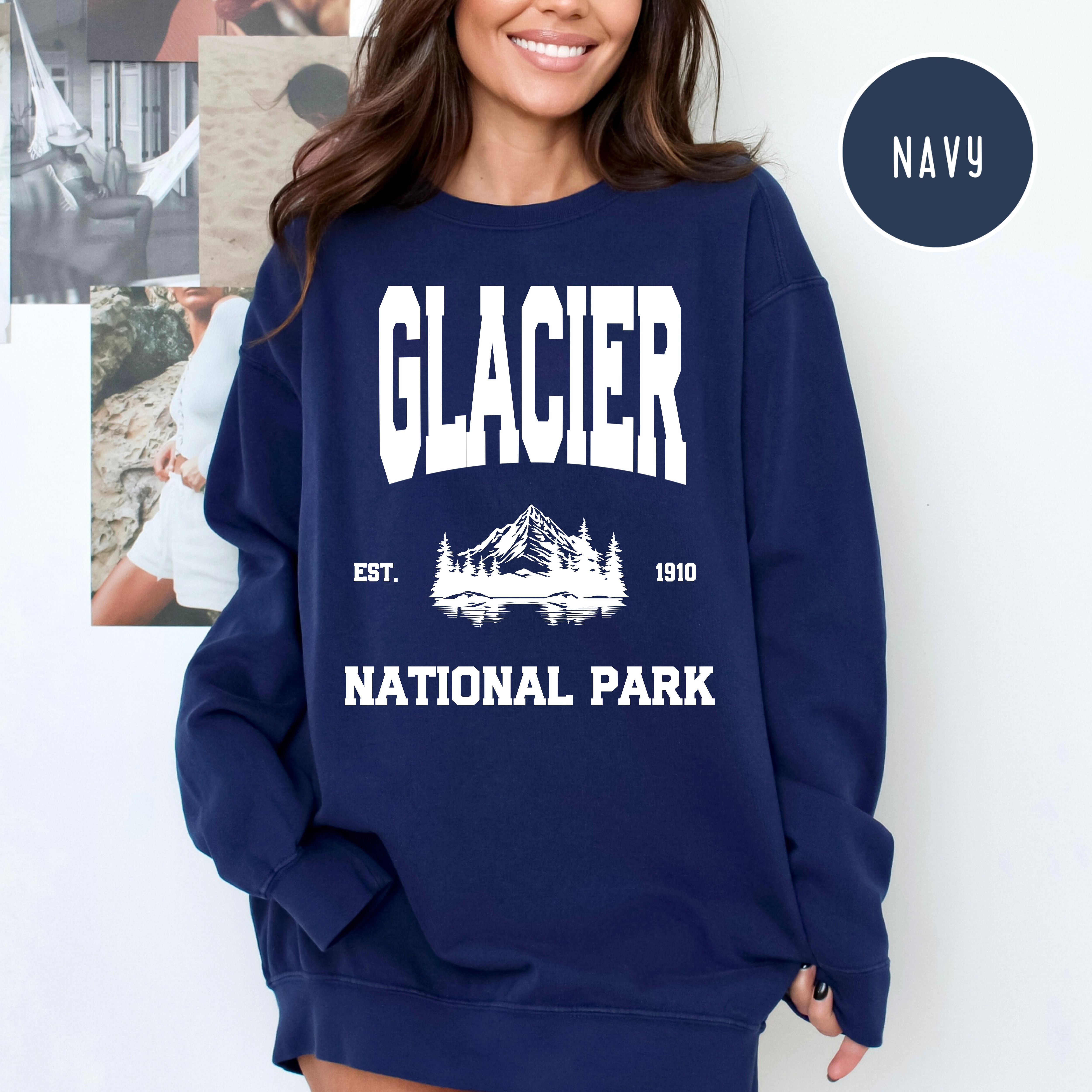 Glacier National Park Montana Comfort Colors® Sweatshirt