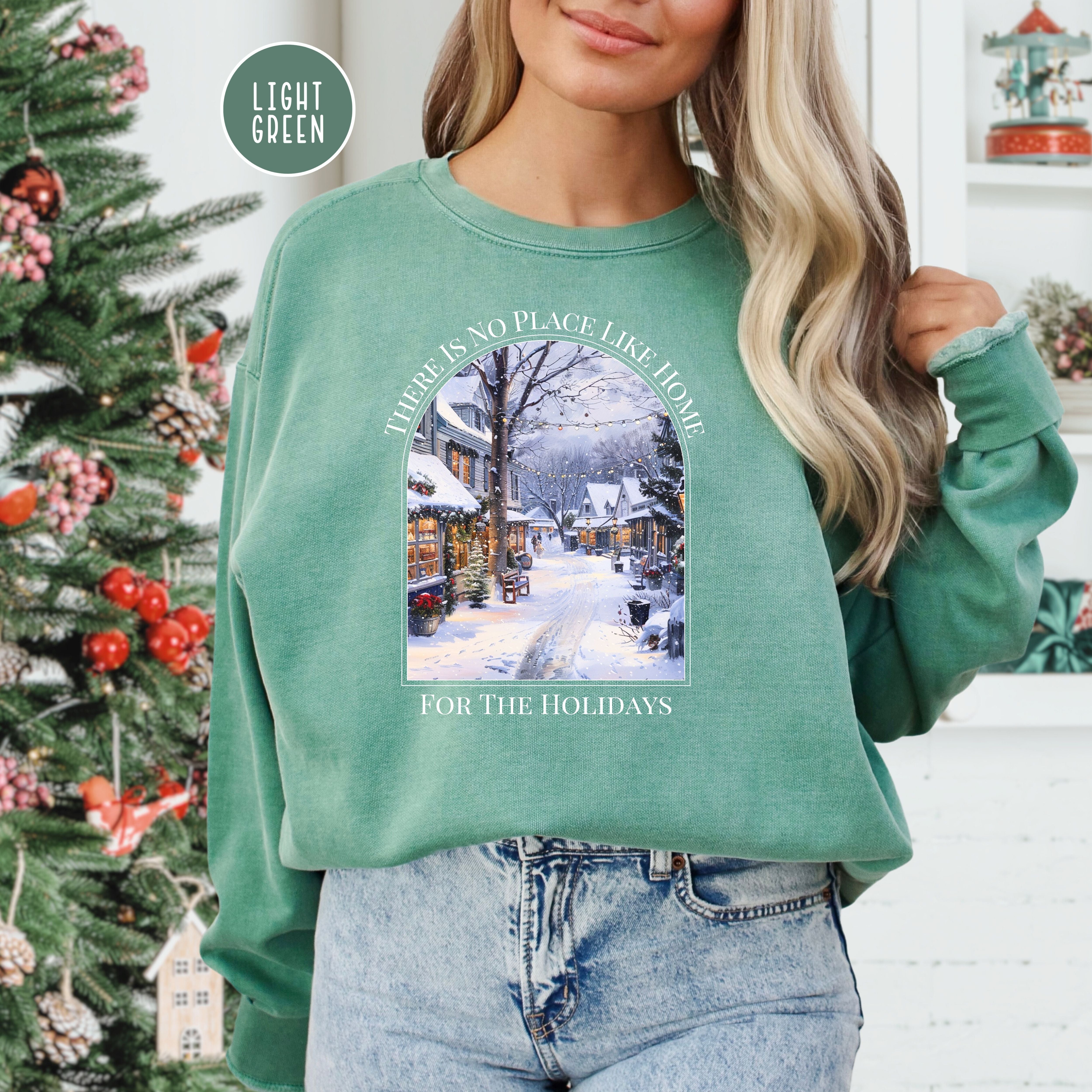No Place Like Home for the Holidays Comfort Colors® Sweatshirt