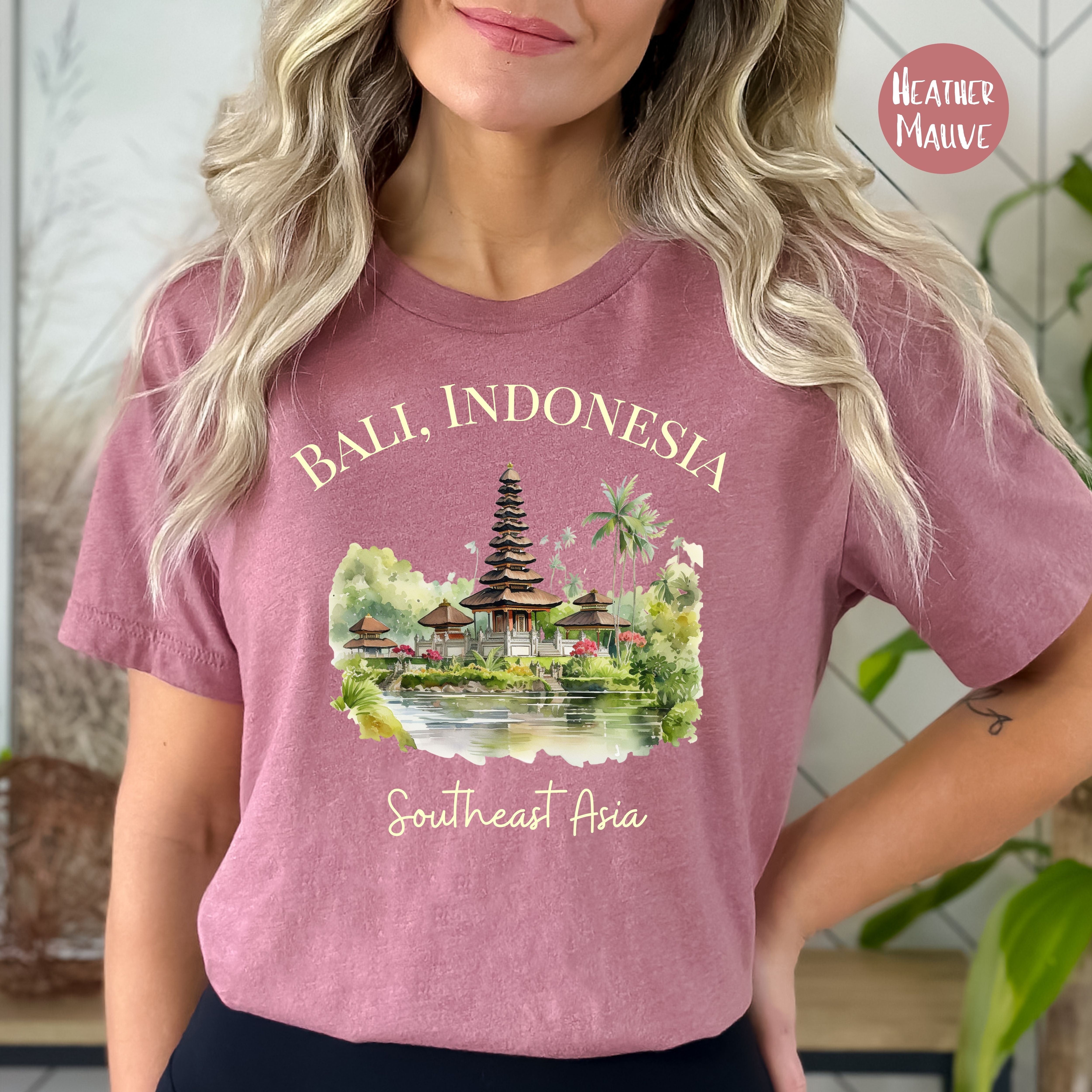 Bali Indonesia Bella Canvas Tee