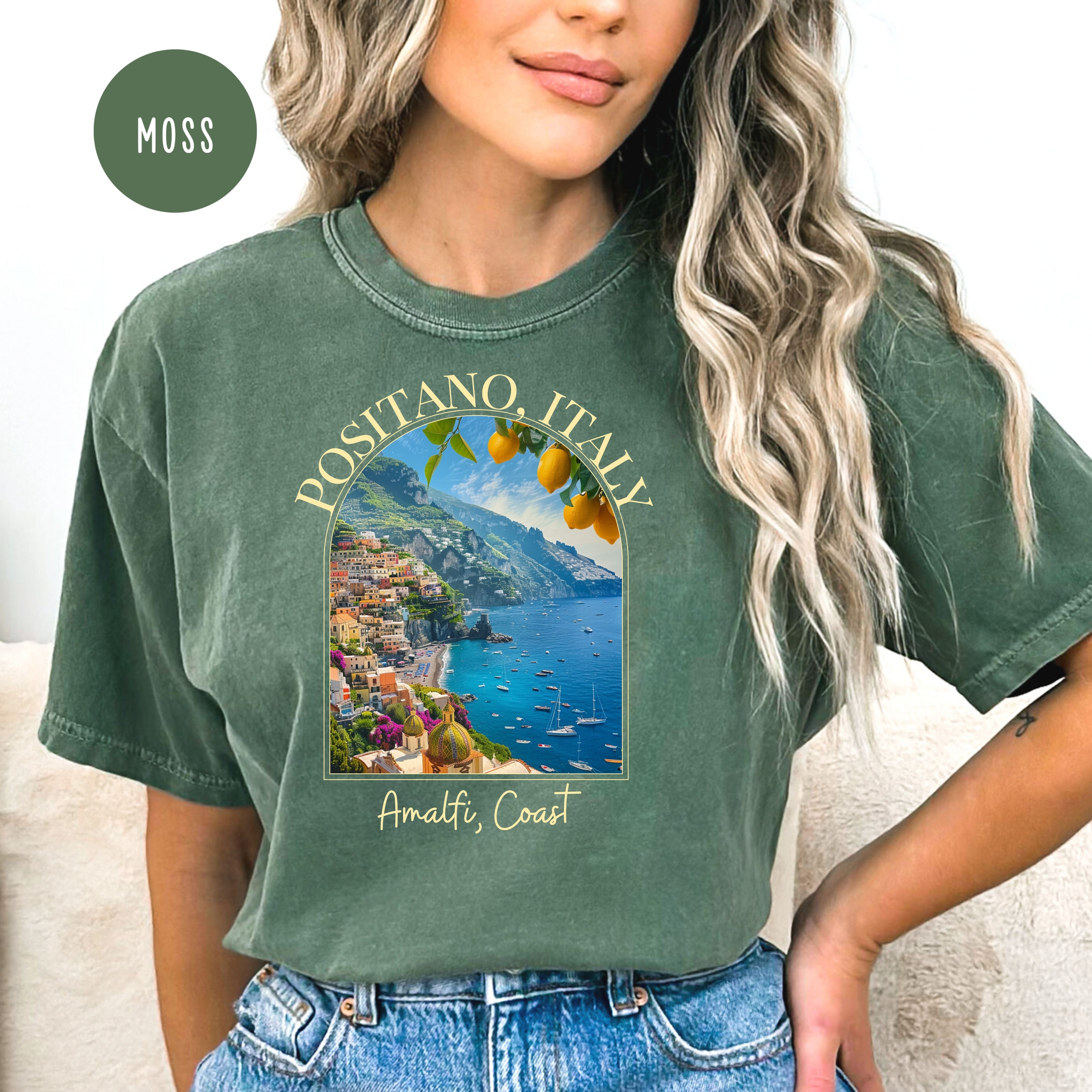 Positano Italy Amalfi Coast Comfort Colors® Tee