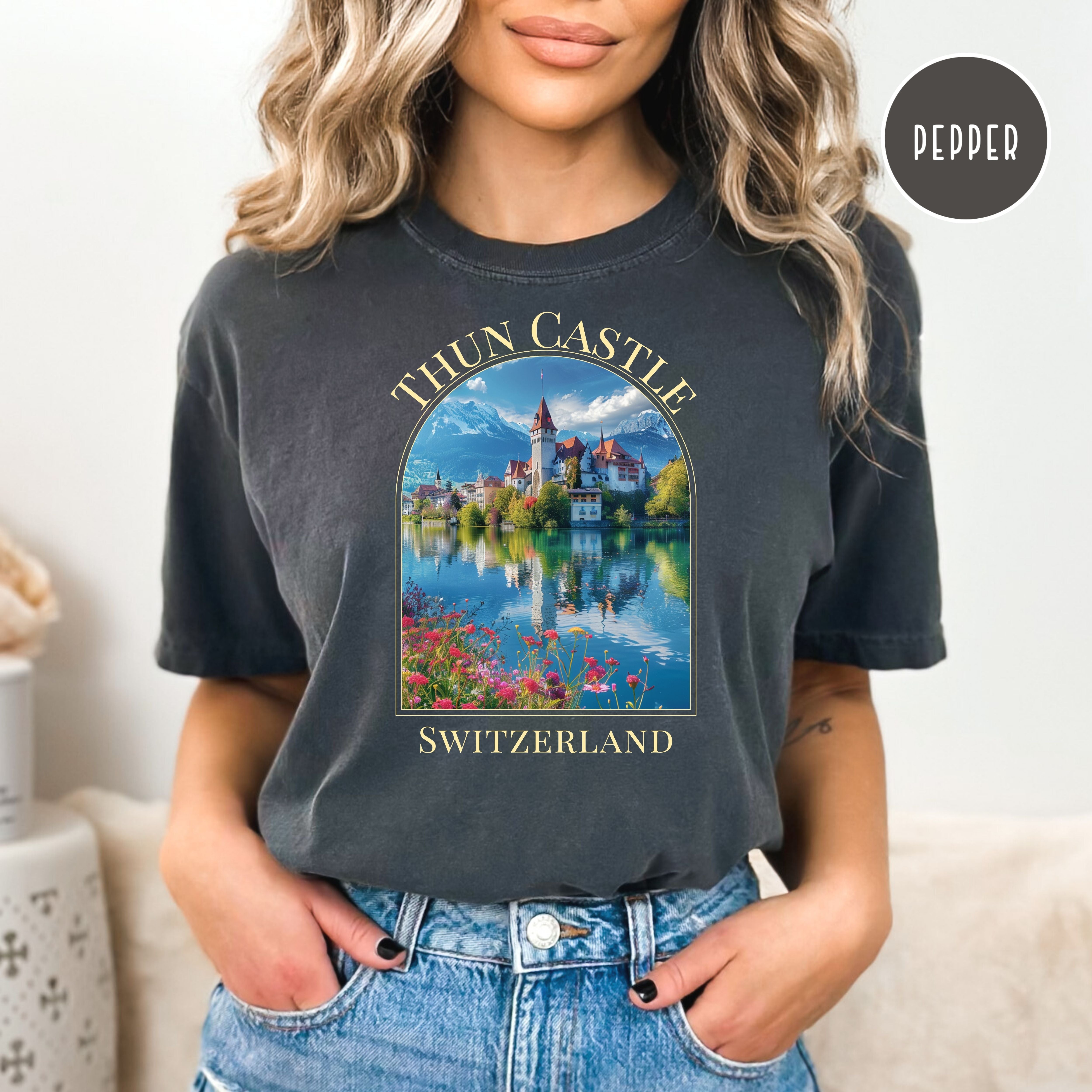 Thun Castle Switzerland Comfort Colors® Tee