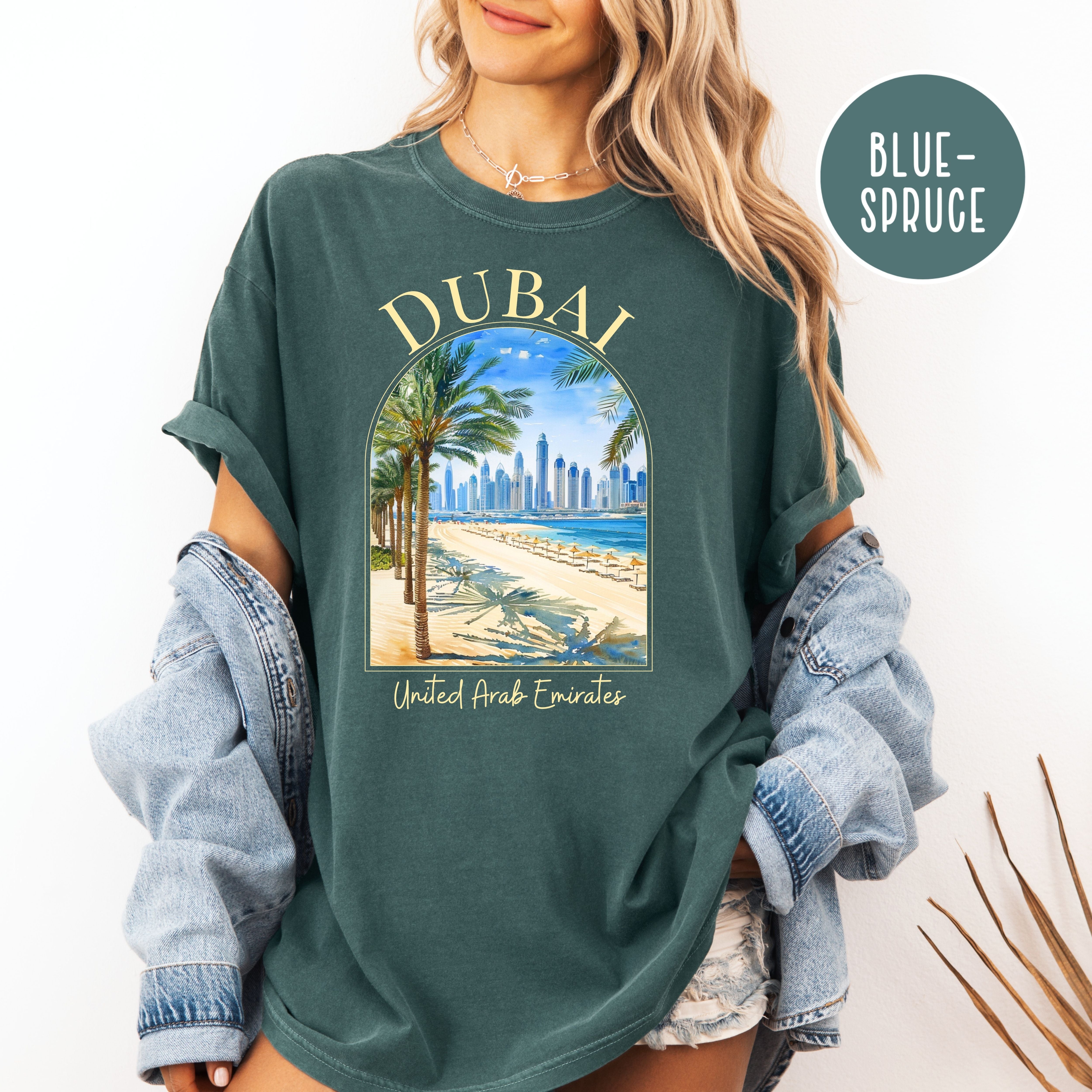 Dubai Comfort Colors Vacation Gift Tee Shirt