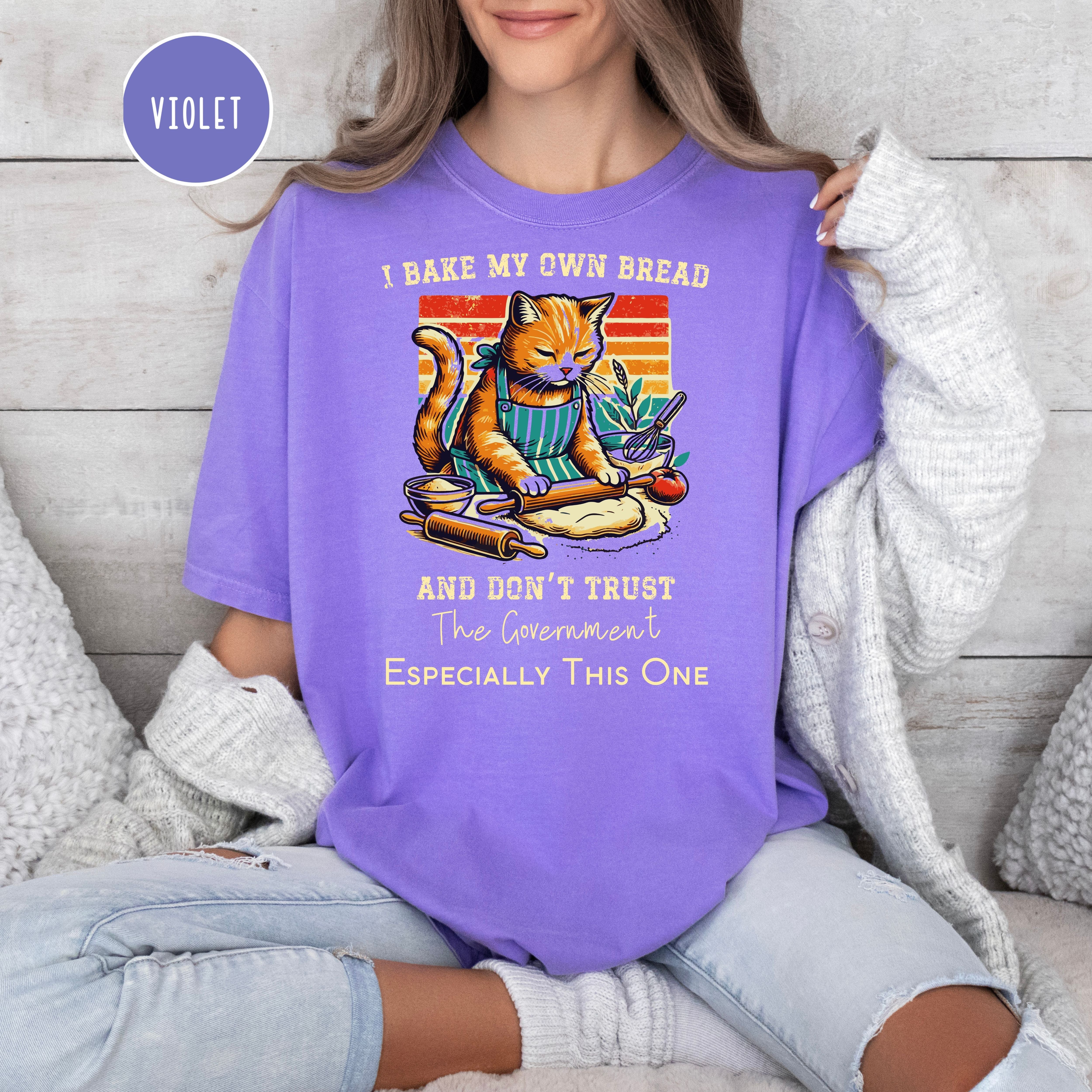 Retro Anti-Government Comfort Colors® Tee