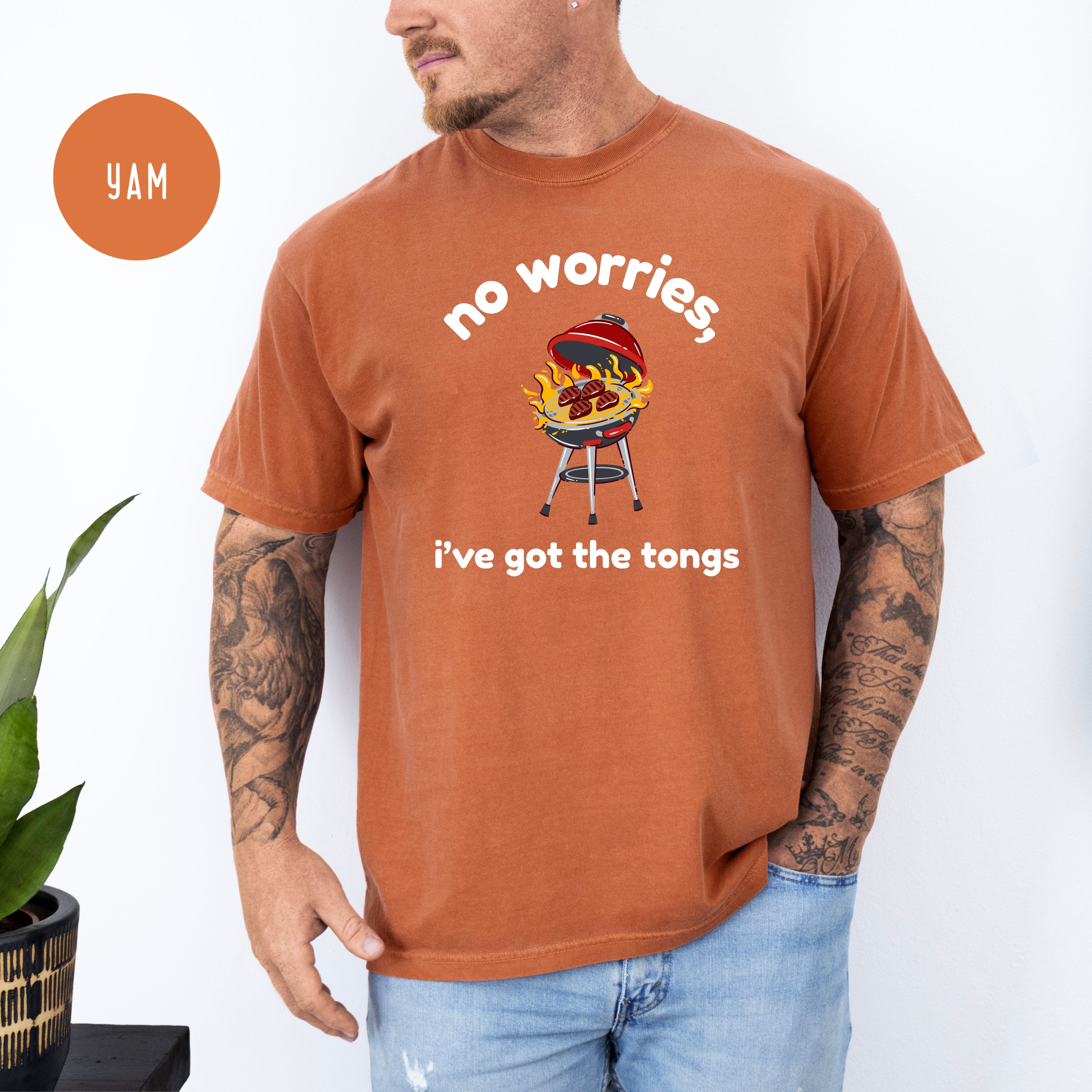 Funny Dad BBQ Comfort Colors Gift Shirt, Dad Who Love to Grill, Funny Father's Day Gift Shirt, Gift for Dad, Birthday Gift for Dad