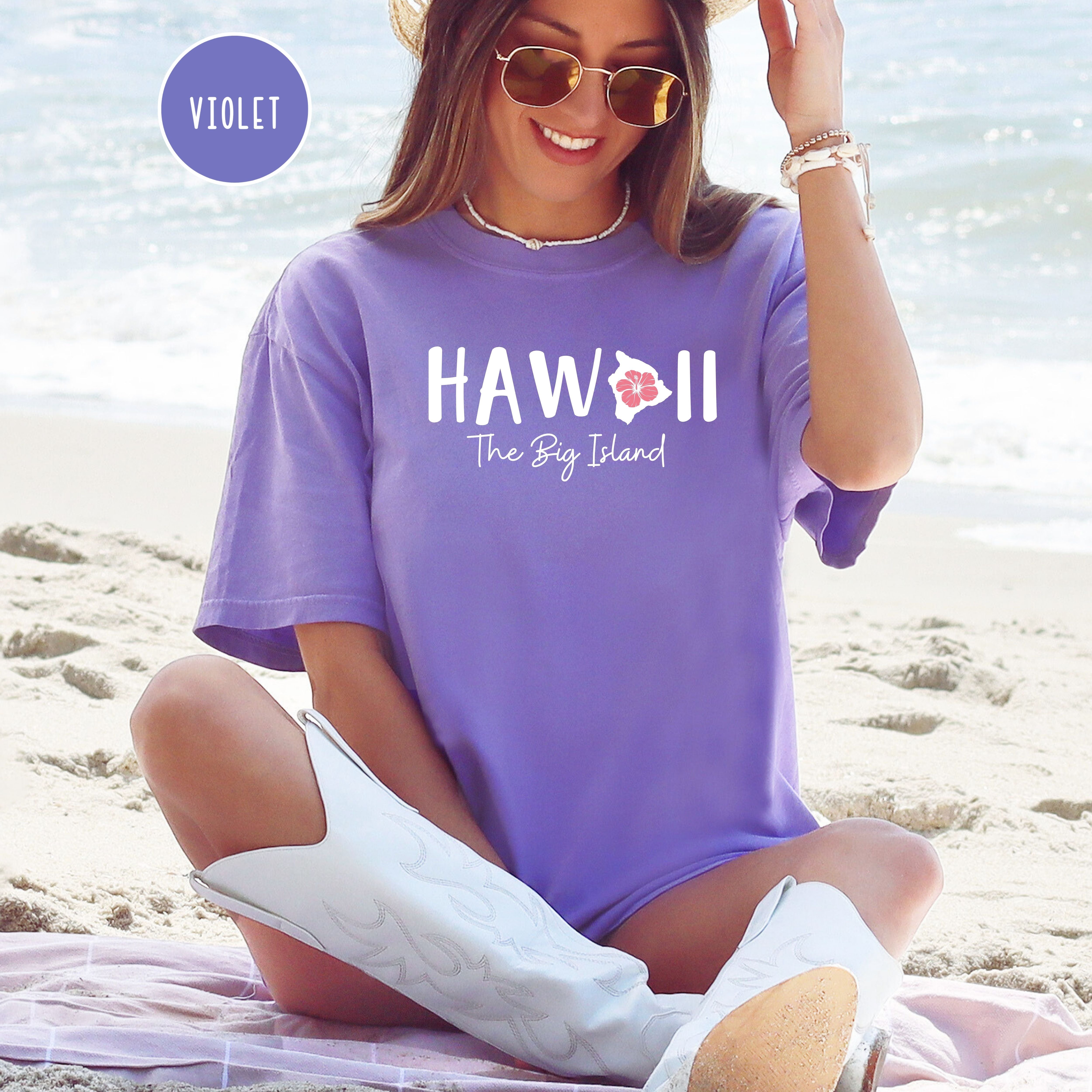Hawaii The Big Island Comfort Colors Tee Shirt
