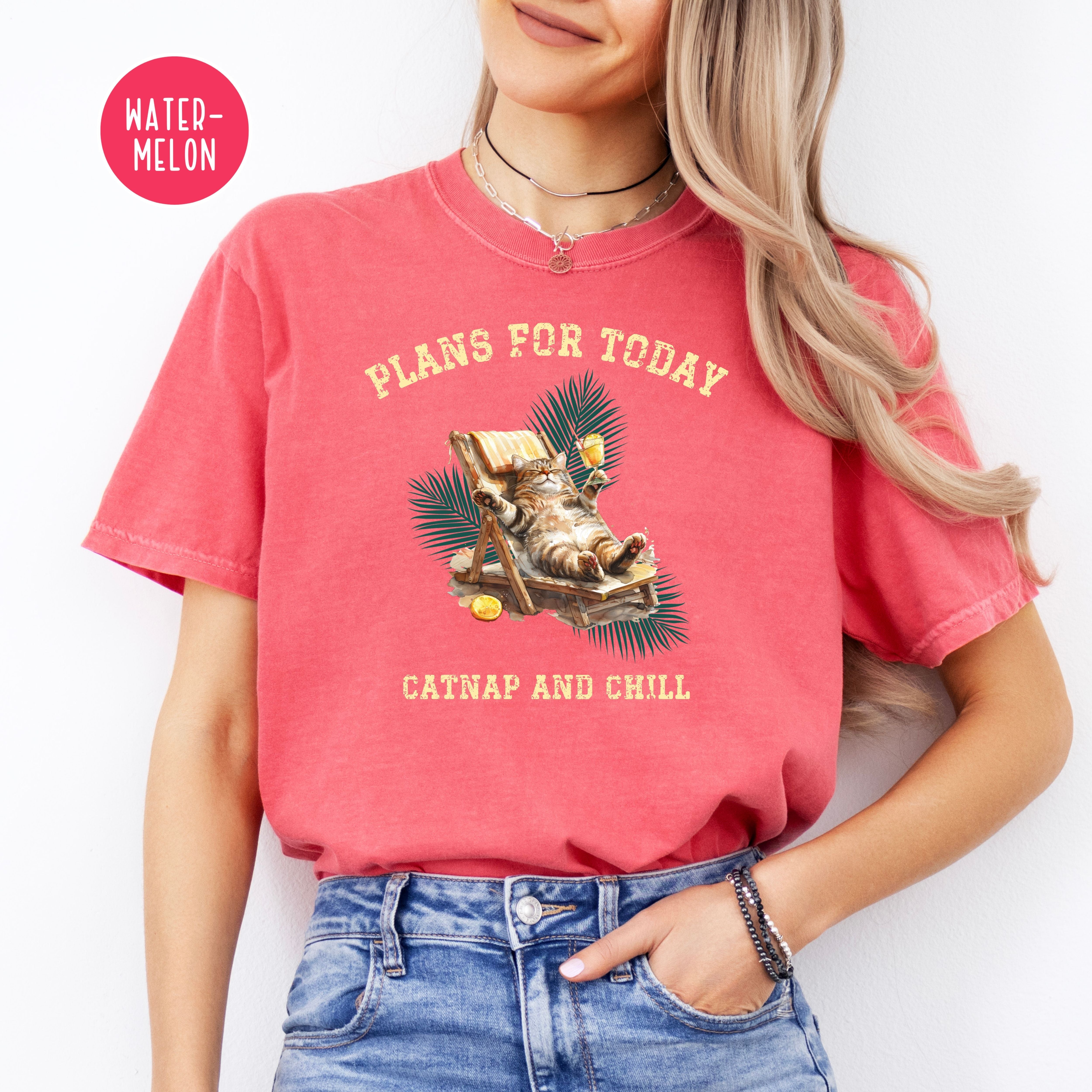 Cat Lover Comfort Colors® Beach Tee