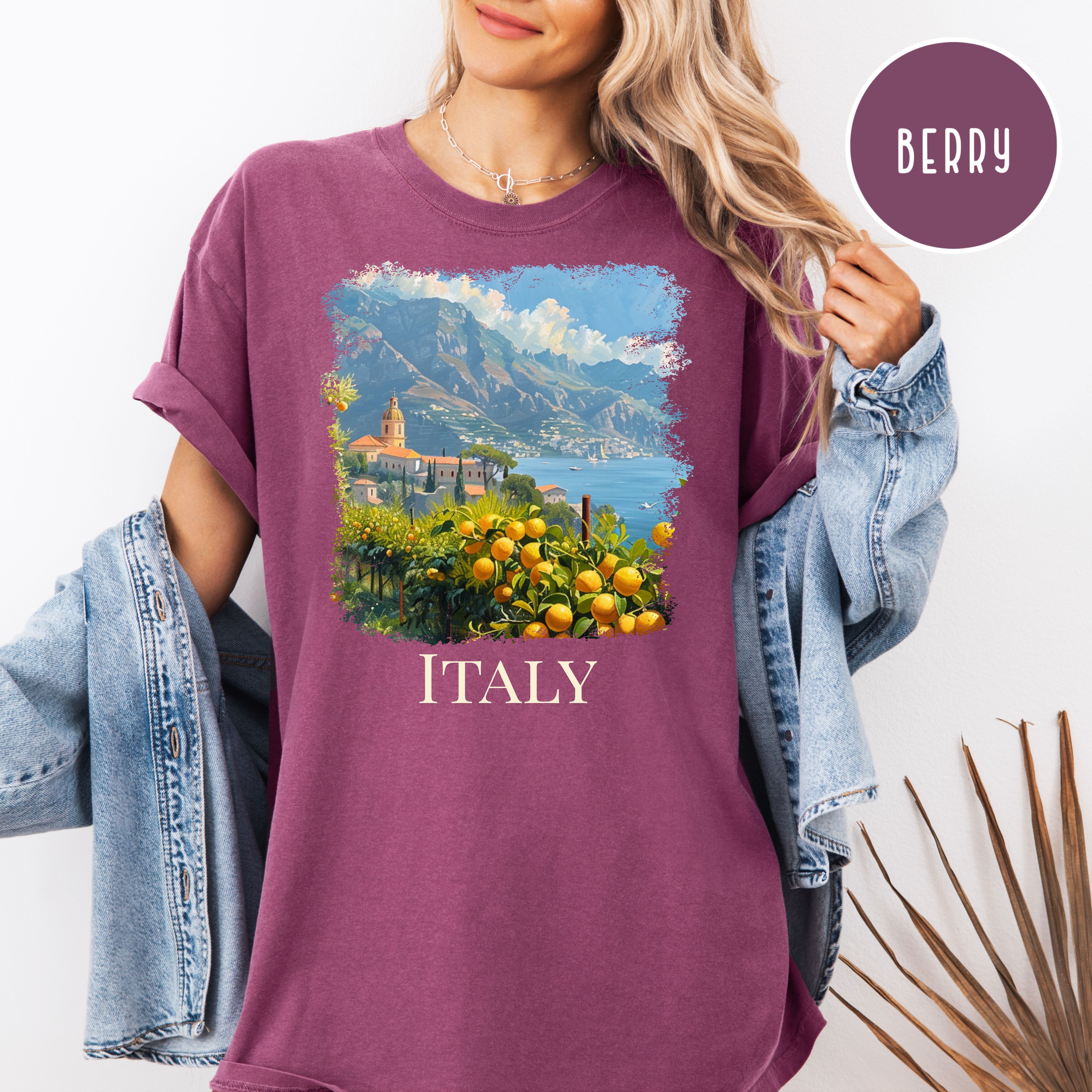 Italy Comfort Colors Italian Vacation Gift Tee