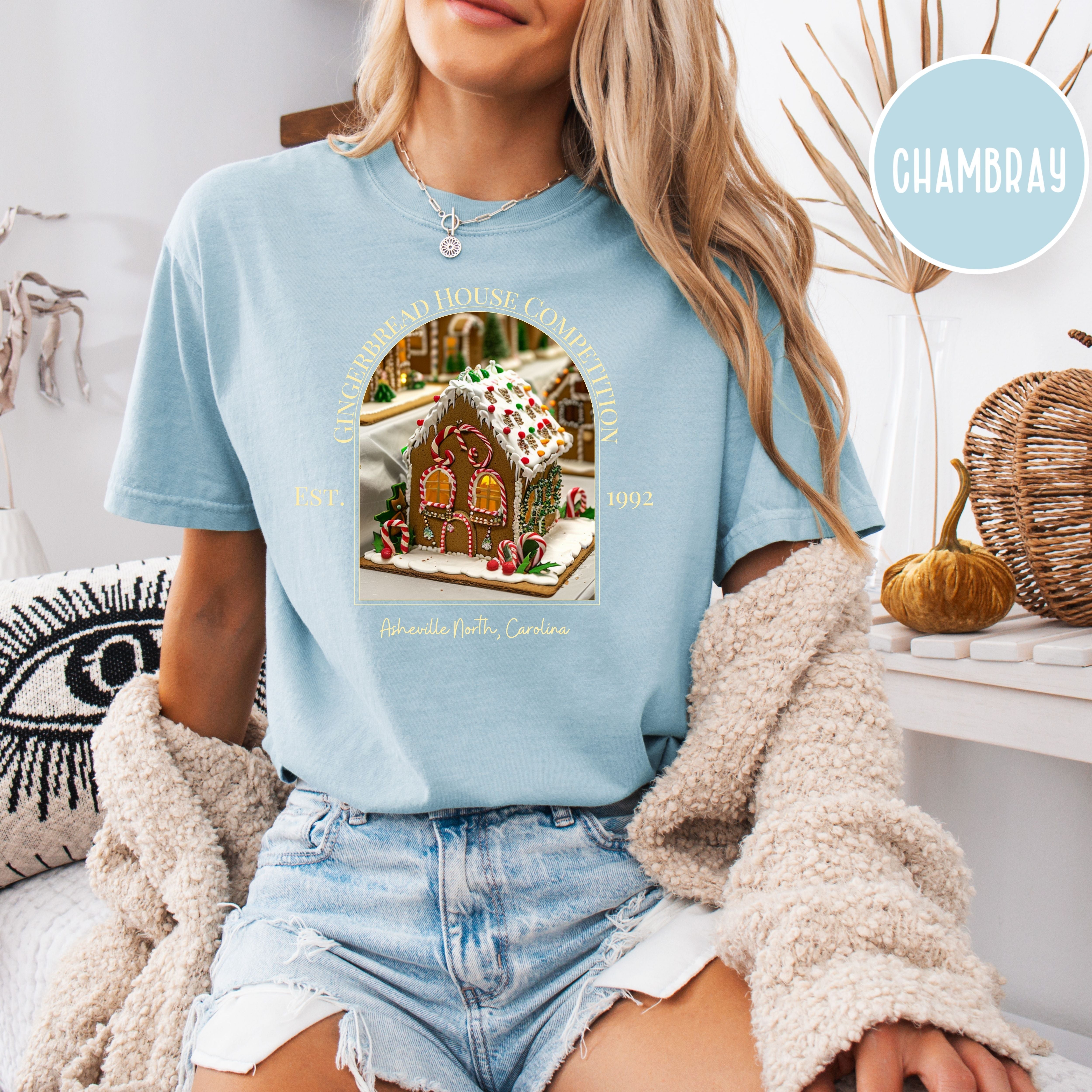 Asheville North Carolina Gingerbread House Competition Comfort Colors® Tee