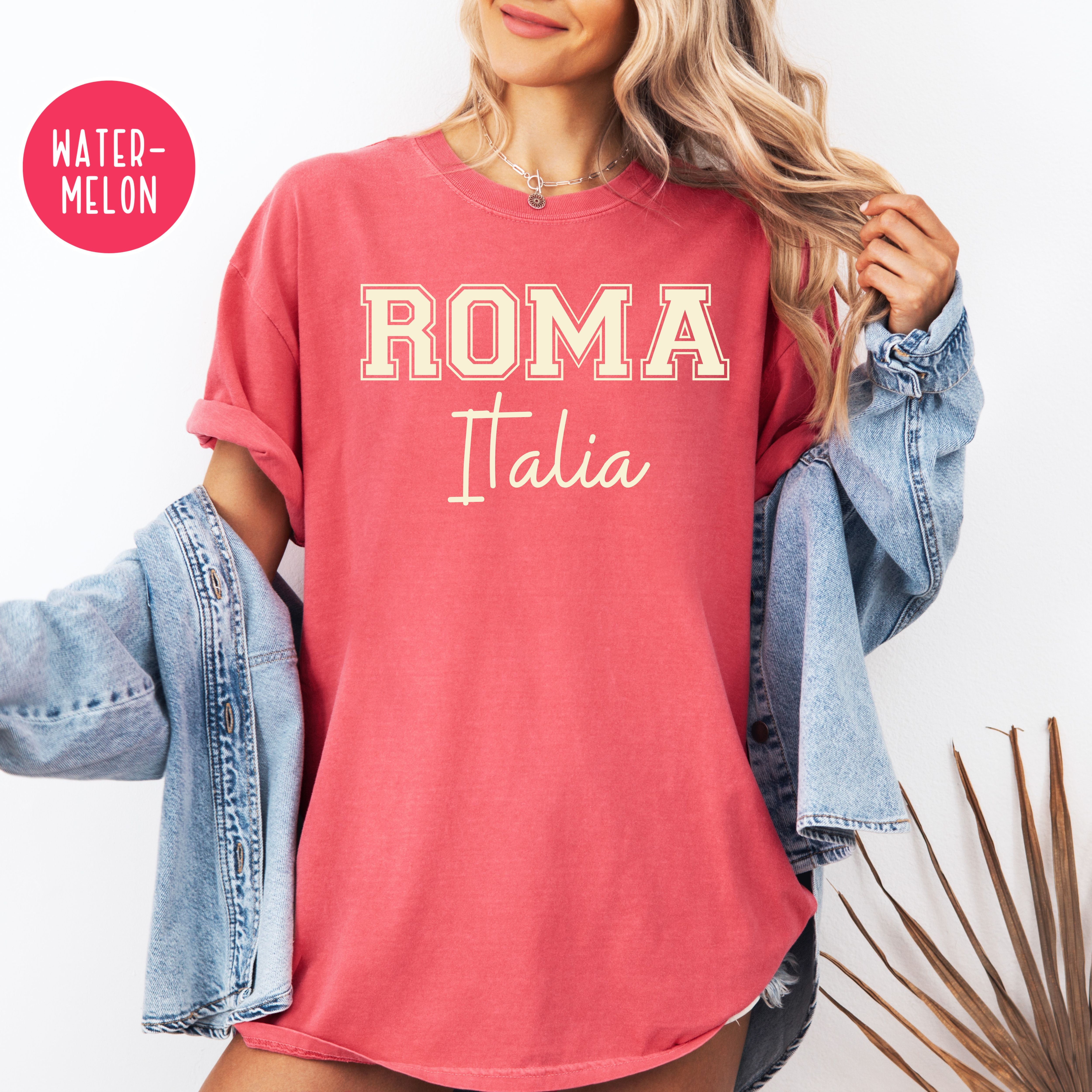 Roma Italia Comfort Colors Tee Shirt, Italy Lover Rome Italy Shirt