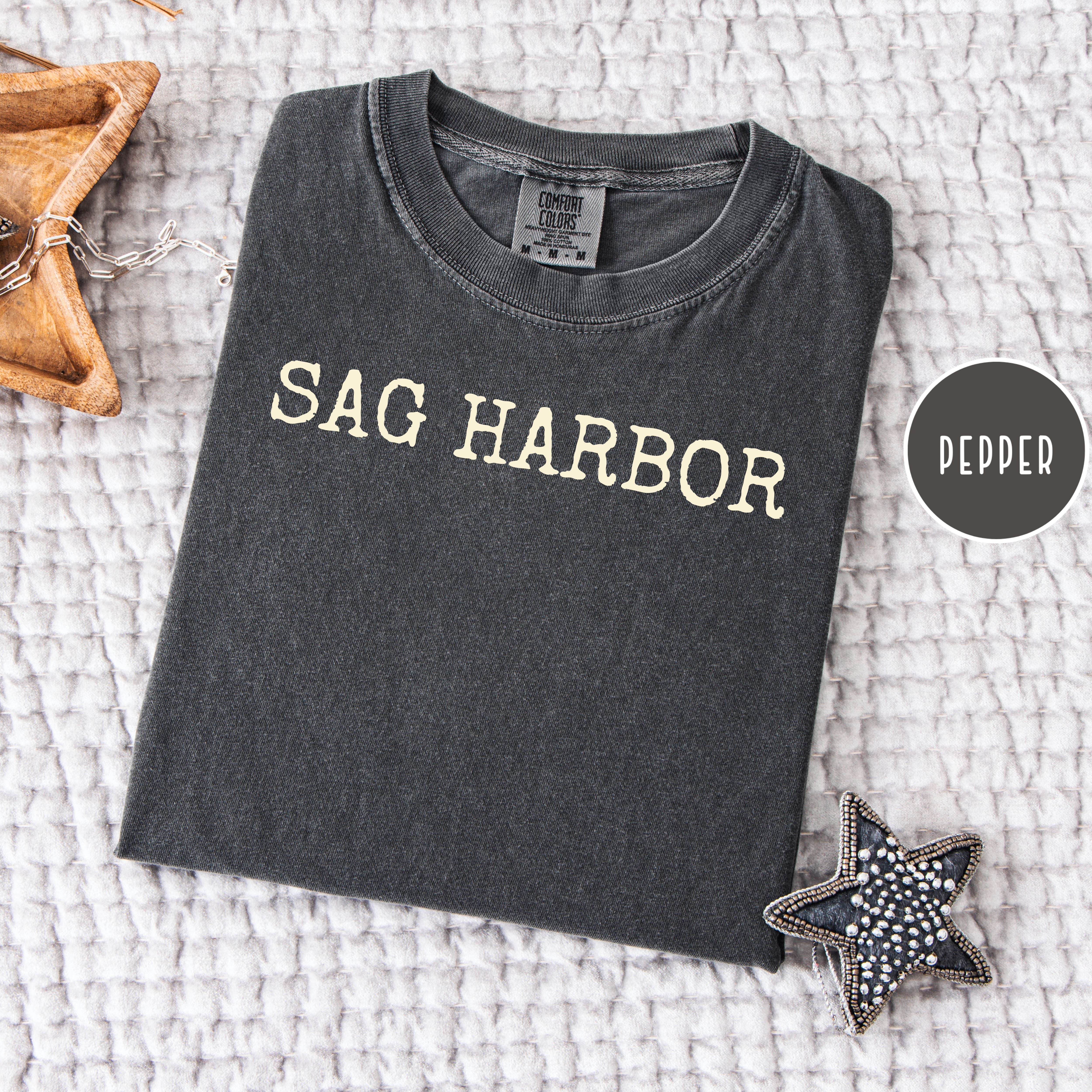 Sag Harbor Hamptons Comfort Colors Vacation Beach Tee