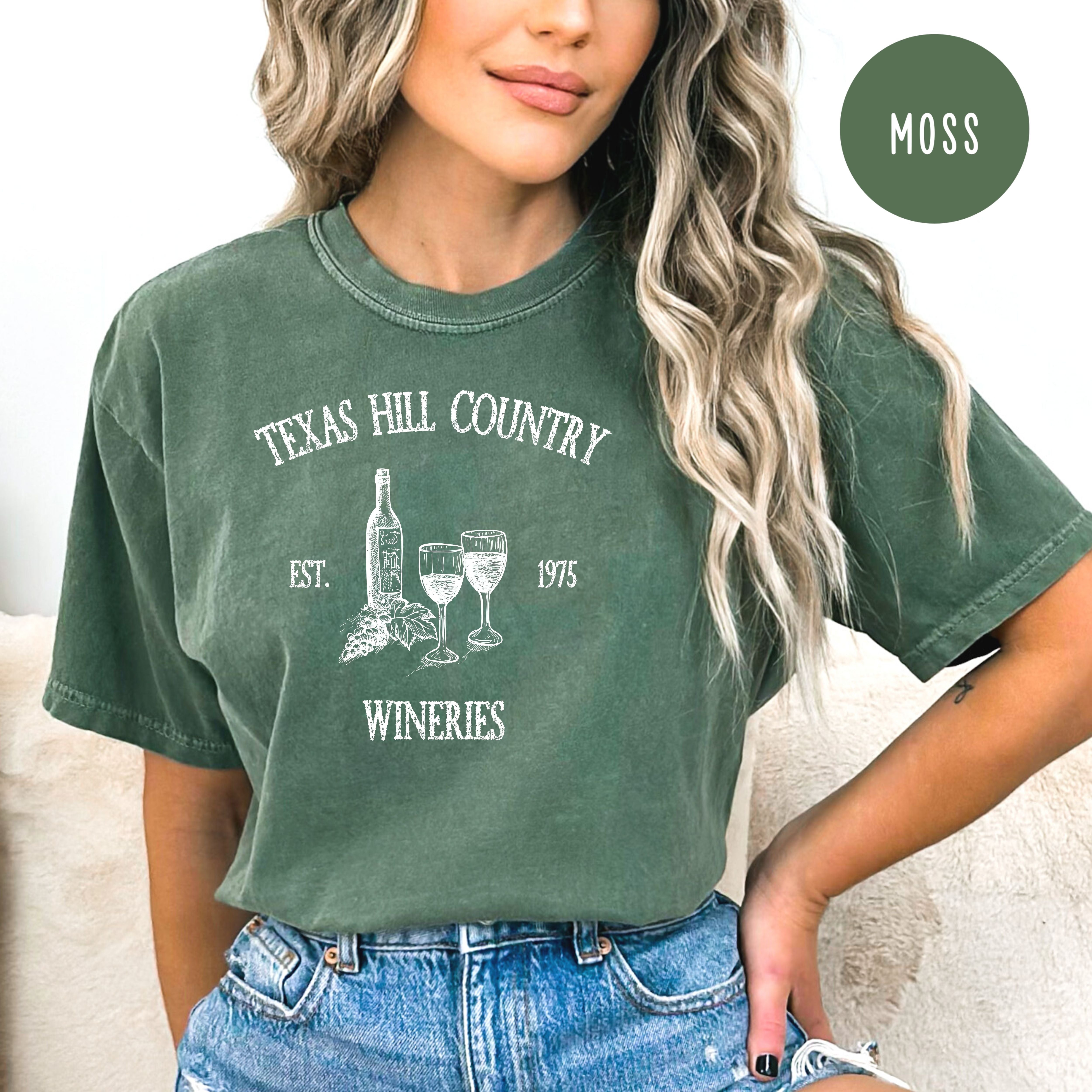 Texas Hill Country Wineries Comfort Colors® Tee
