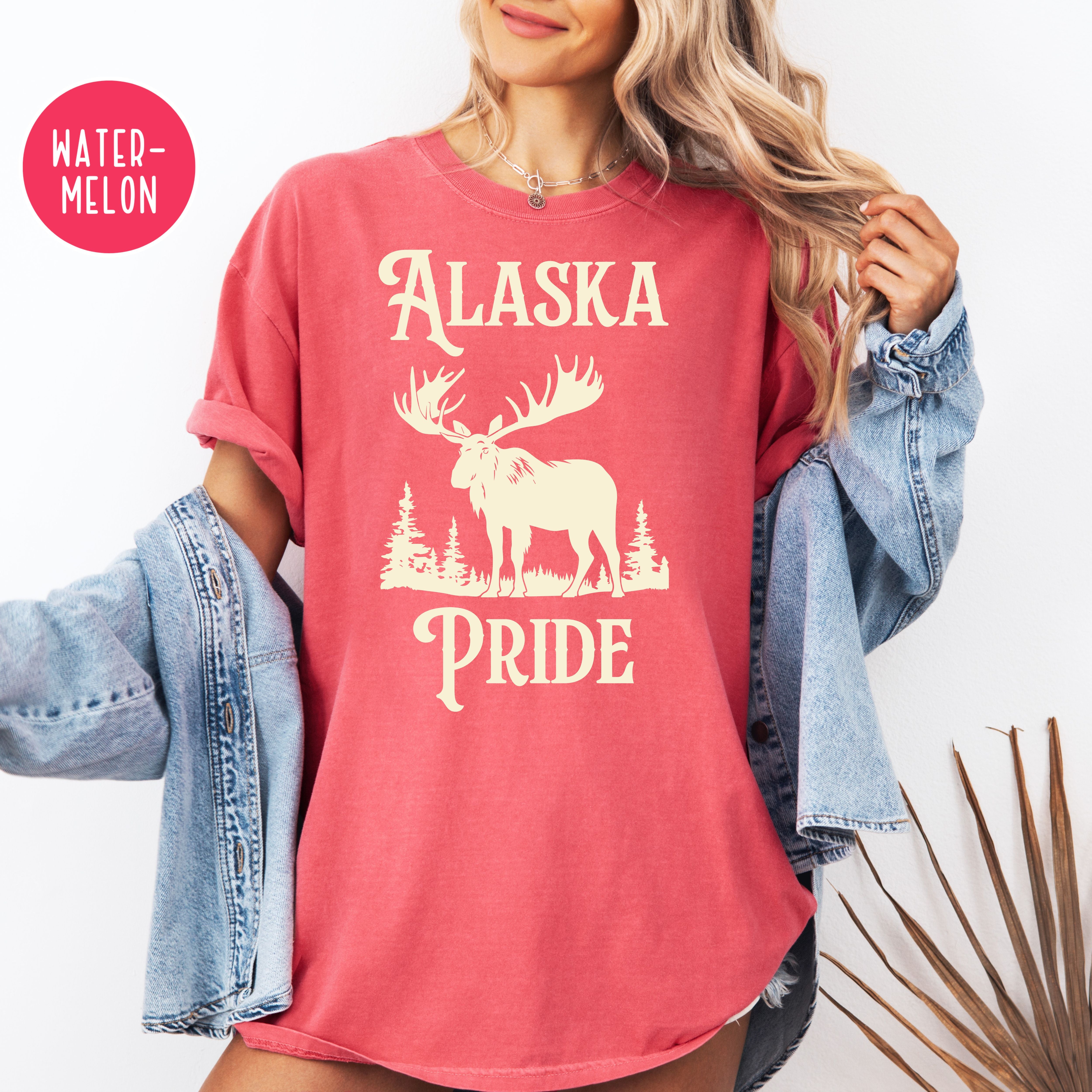 Alaska Pride Comfort Colors Adult Unisex Tee Shirt