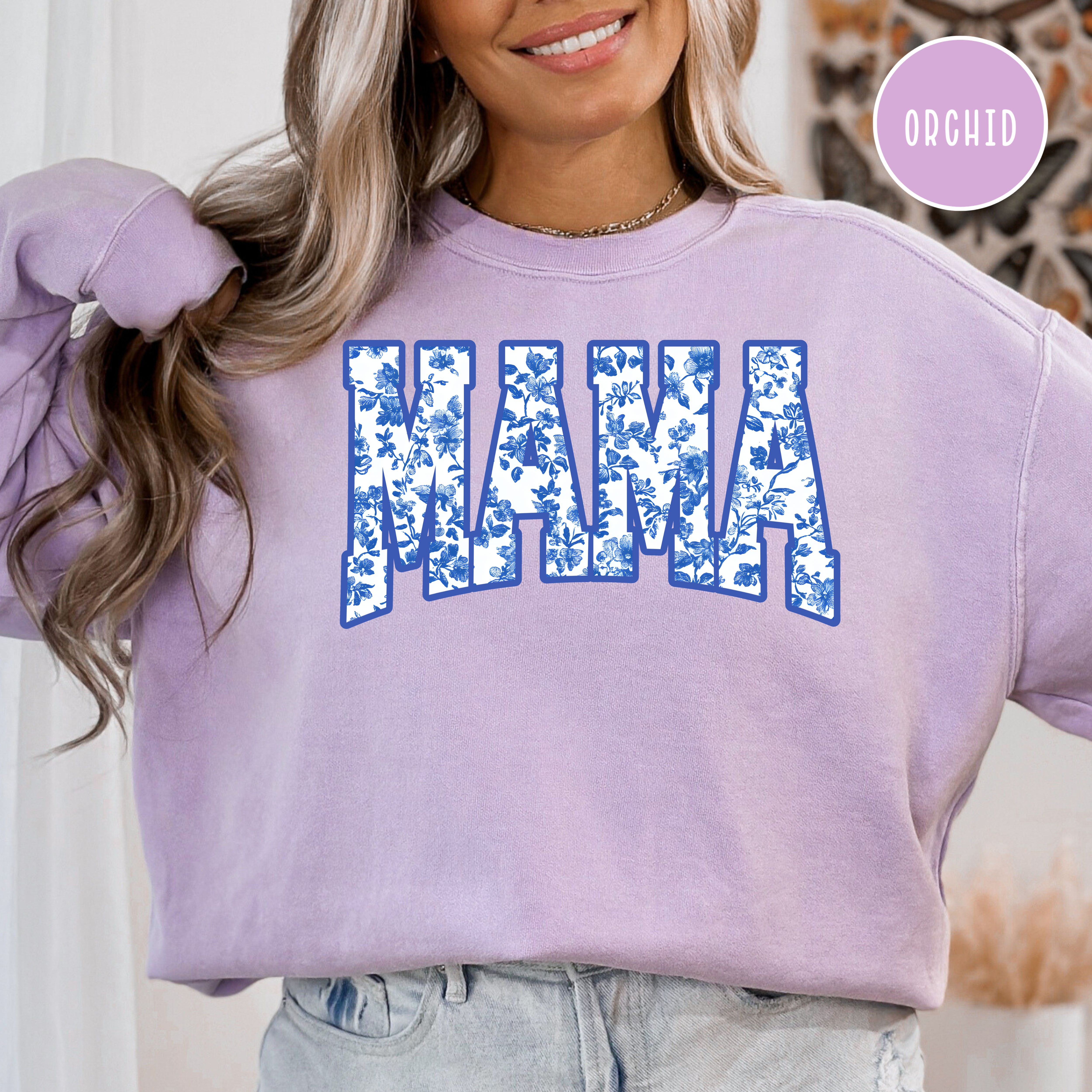 Mama French Toile Comfort Colors® Sweatshirt