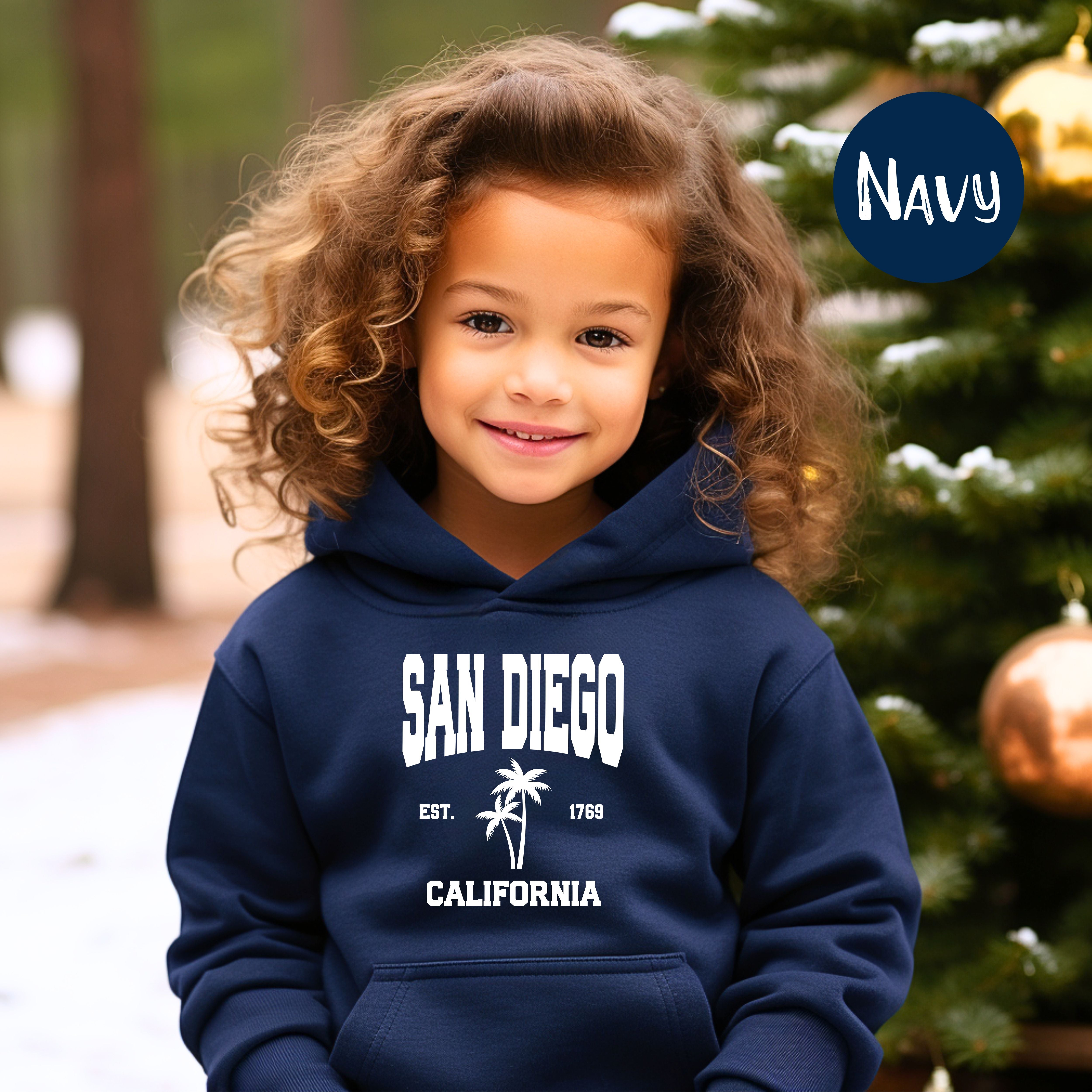 San Diego California Youth Hoodie, San Diego Vacation Kids Sized Gift Hoodie