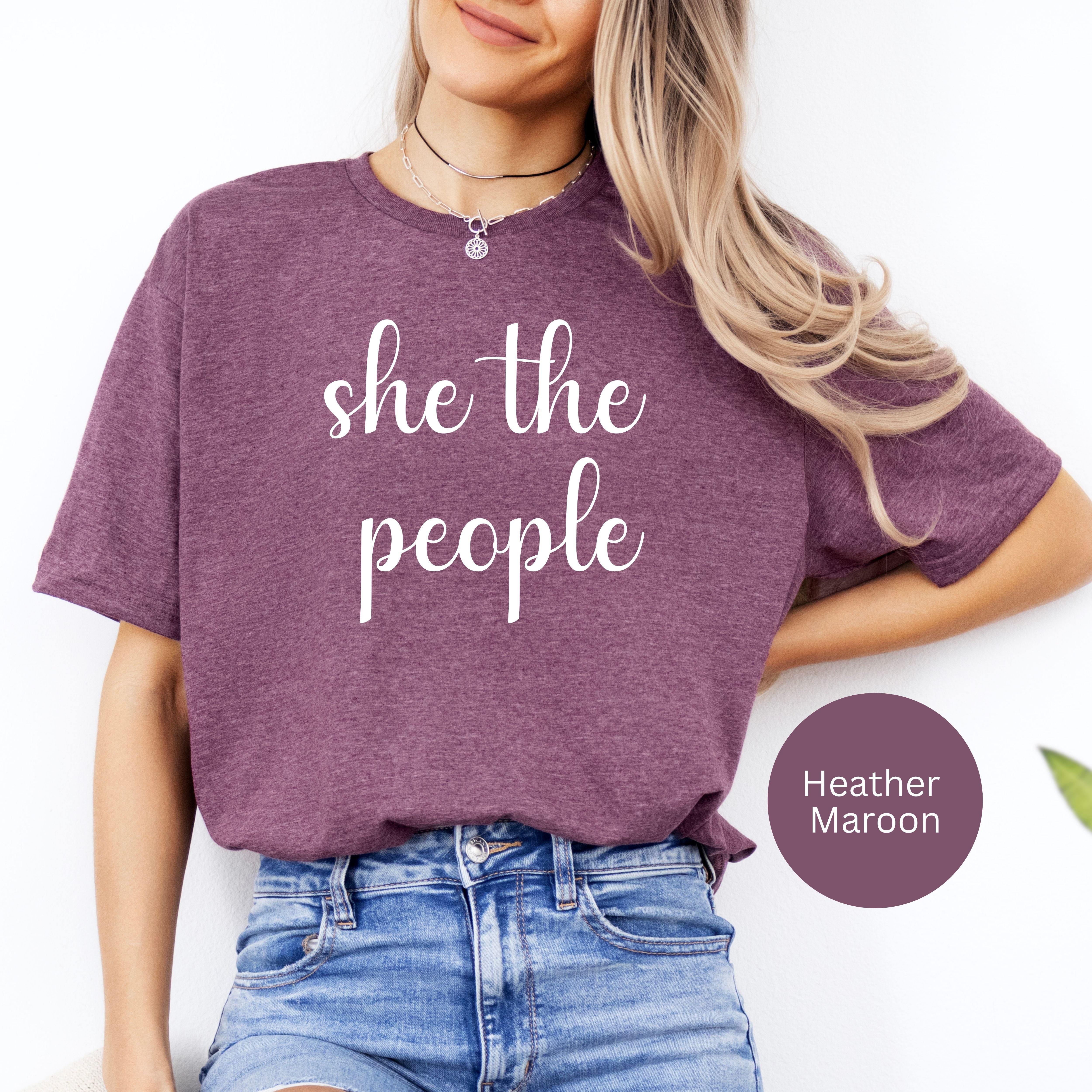She The People Women's Rights Gildan Soft-Style Protest Tee Shirt