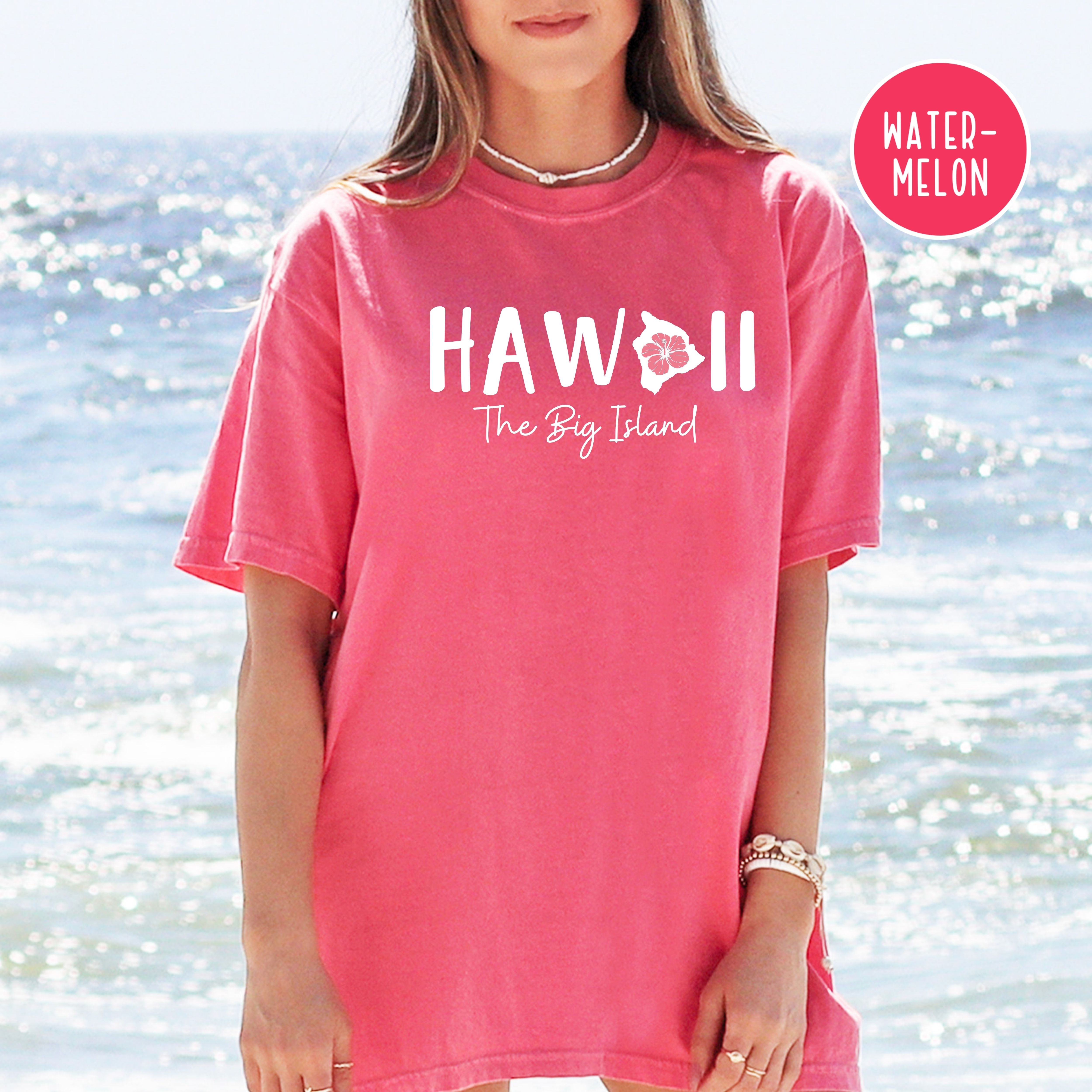 Hawaii The Big Island Comfort Colors Tee Shirt