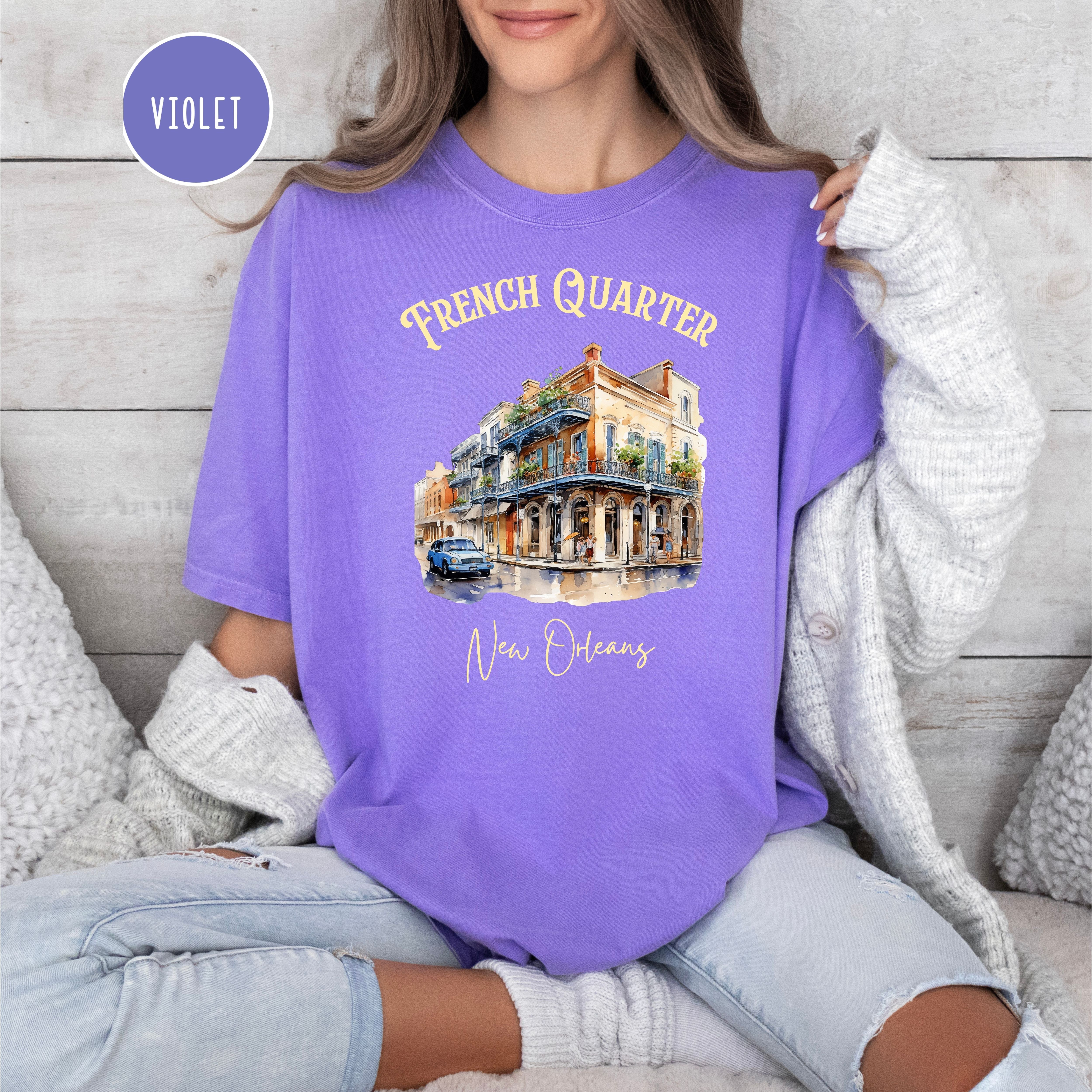 French Quarter New Orleans Comfort Colors® Tee