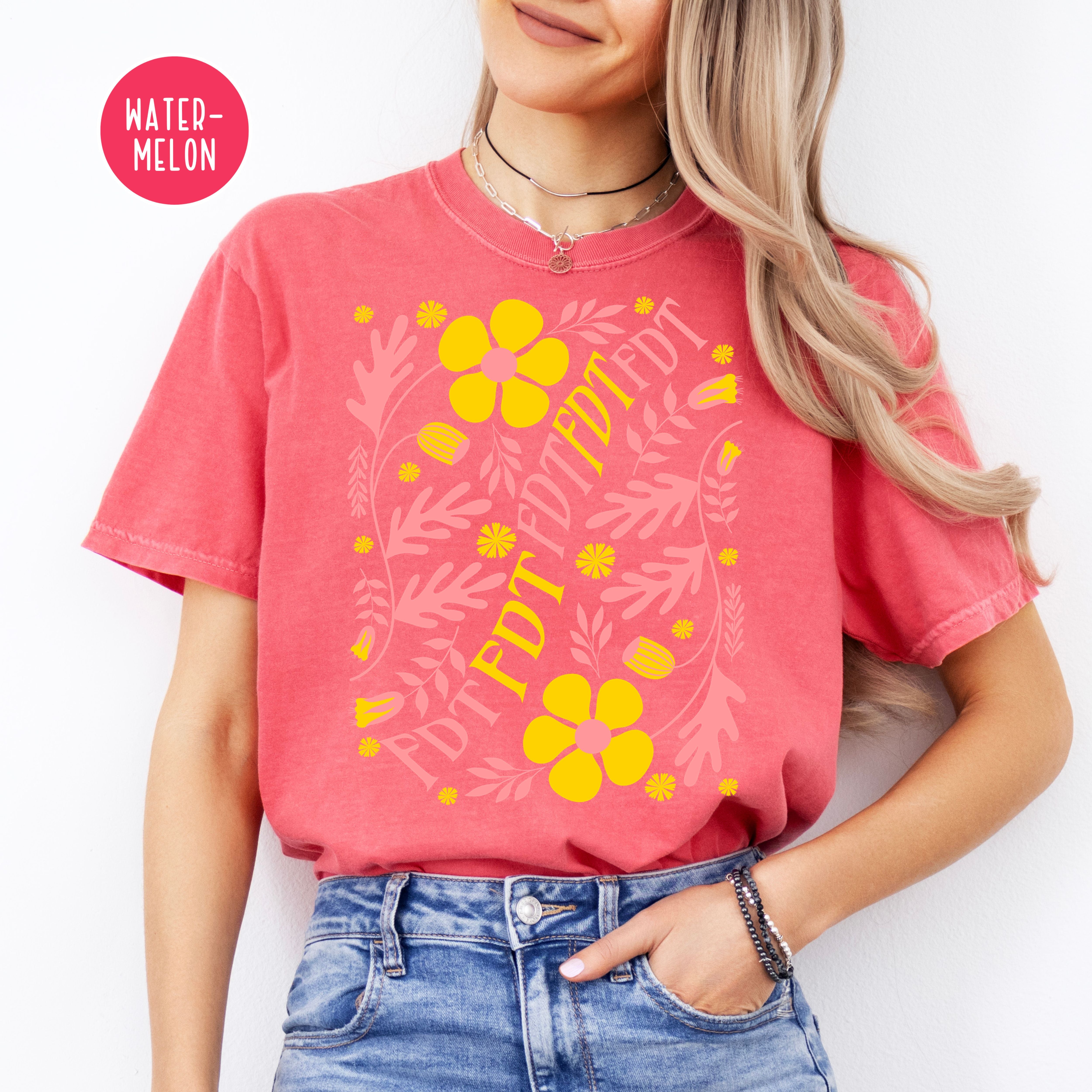 Subtle FDT Floral Design Comfort Colors® Tee