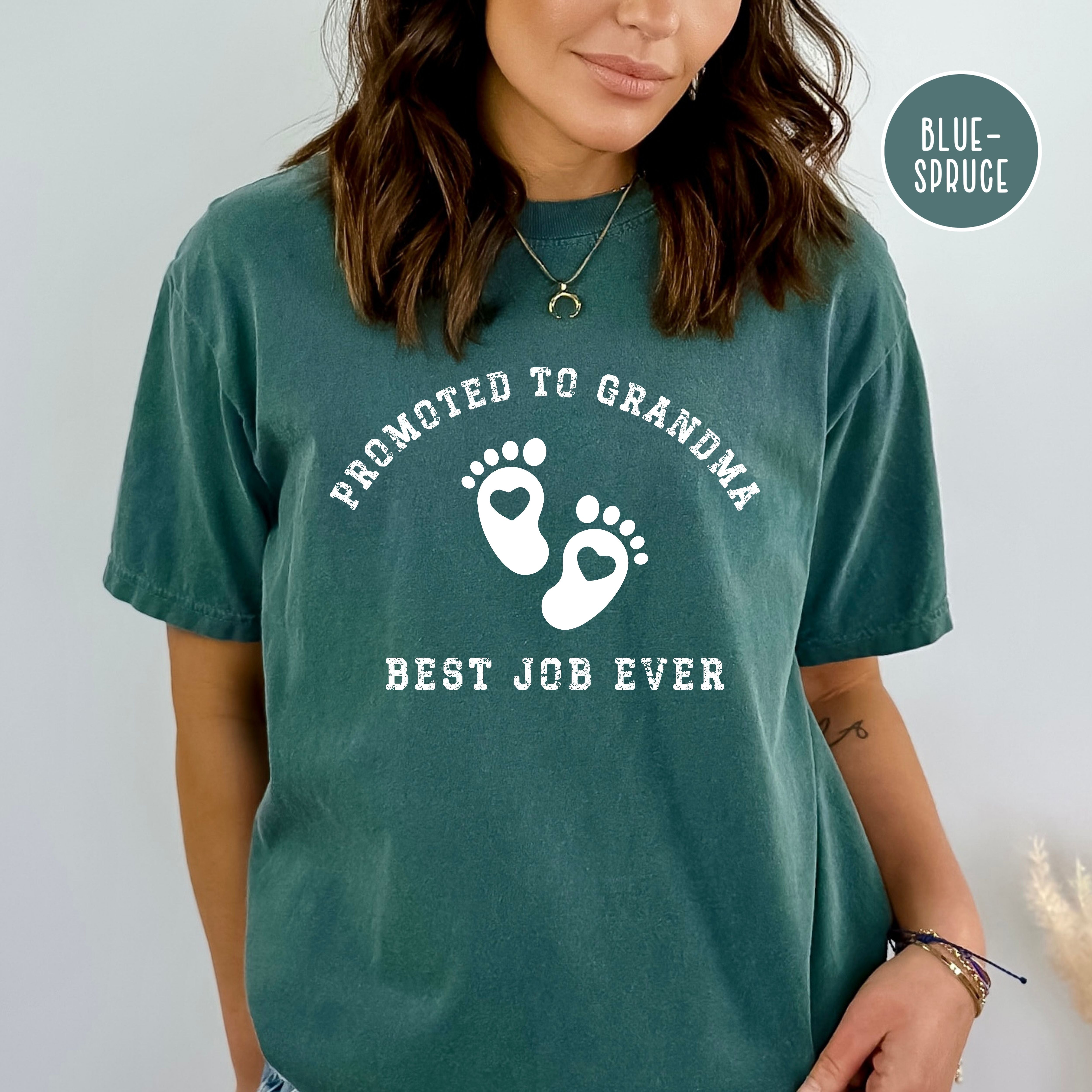 Promoted to Grandma Grunge Style Comfort Colors® Tee