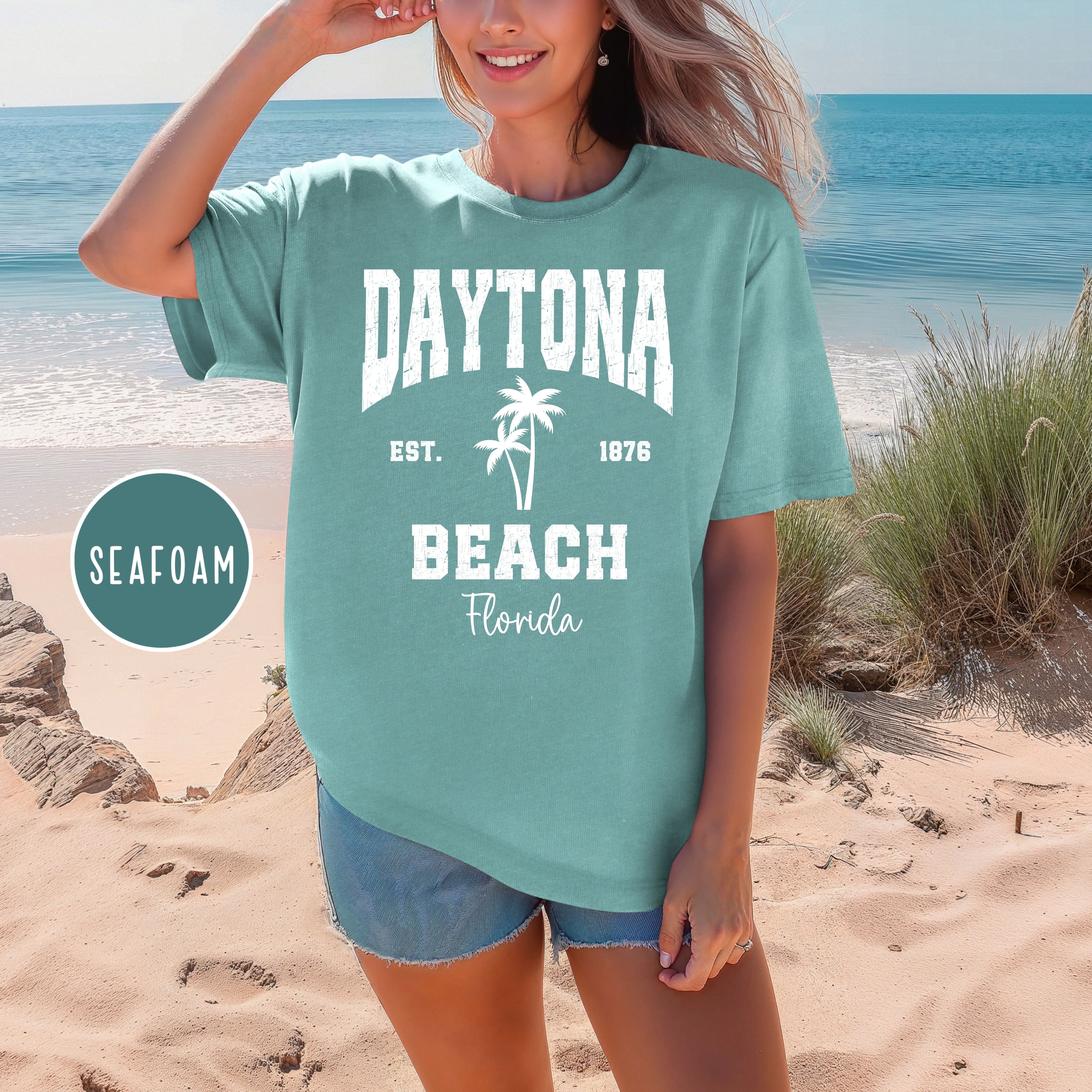 Daytona Beach Florida Grunge Shirt, Daytona Beach Comfort Colors® Tee
