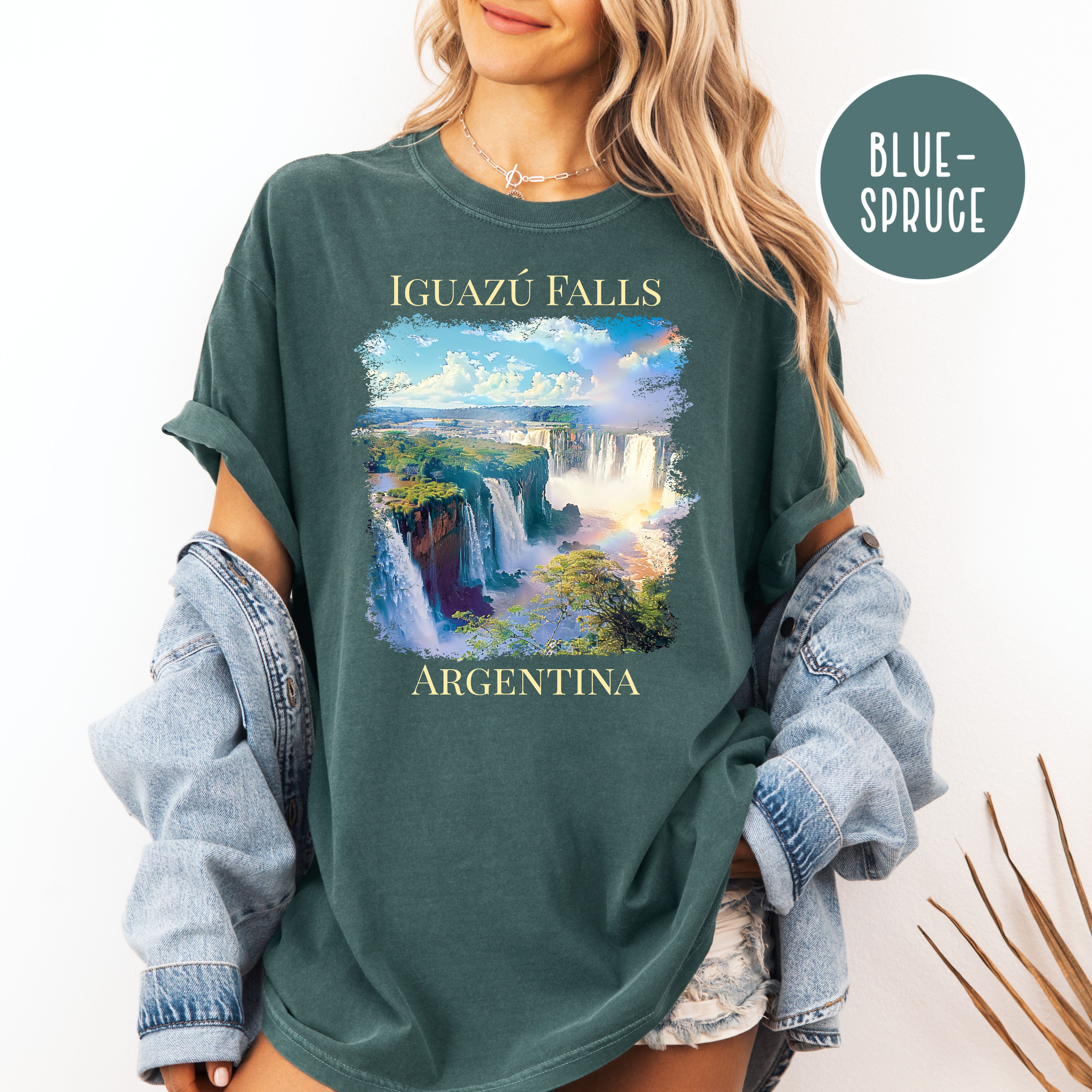 Iguazú Falls Argentina Comfort Colors Unisex Vacation Gift Shirt