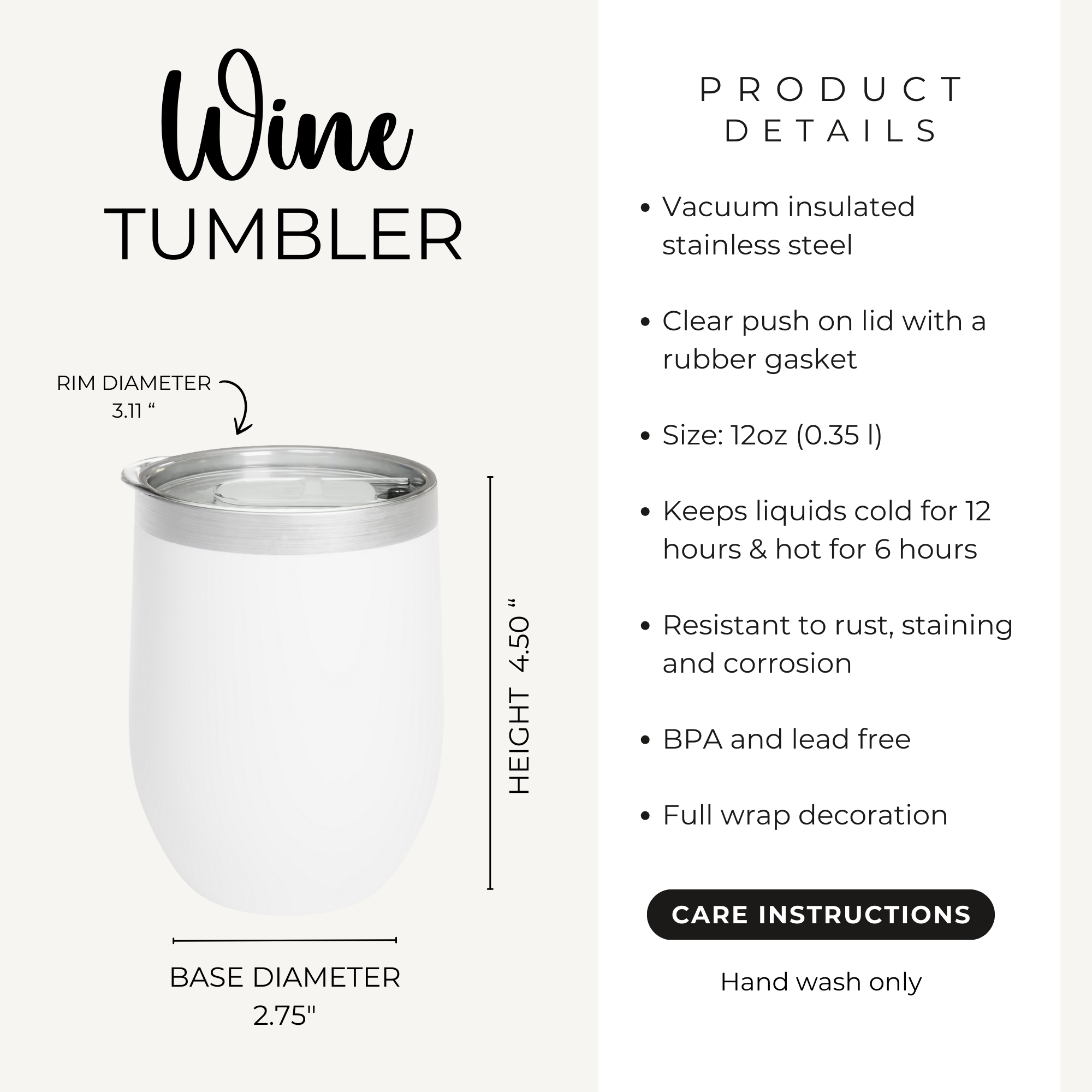 Grand Canyon National Park 12oz Stainless Steel Tumblers keeps Drinks Hot and Cold