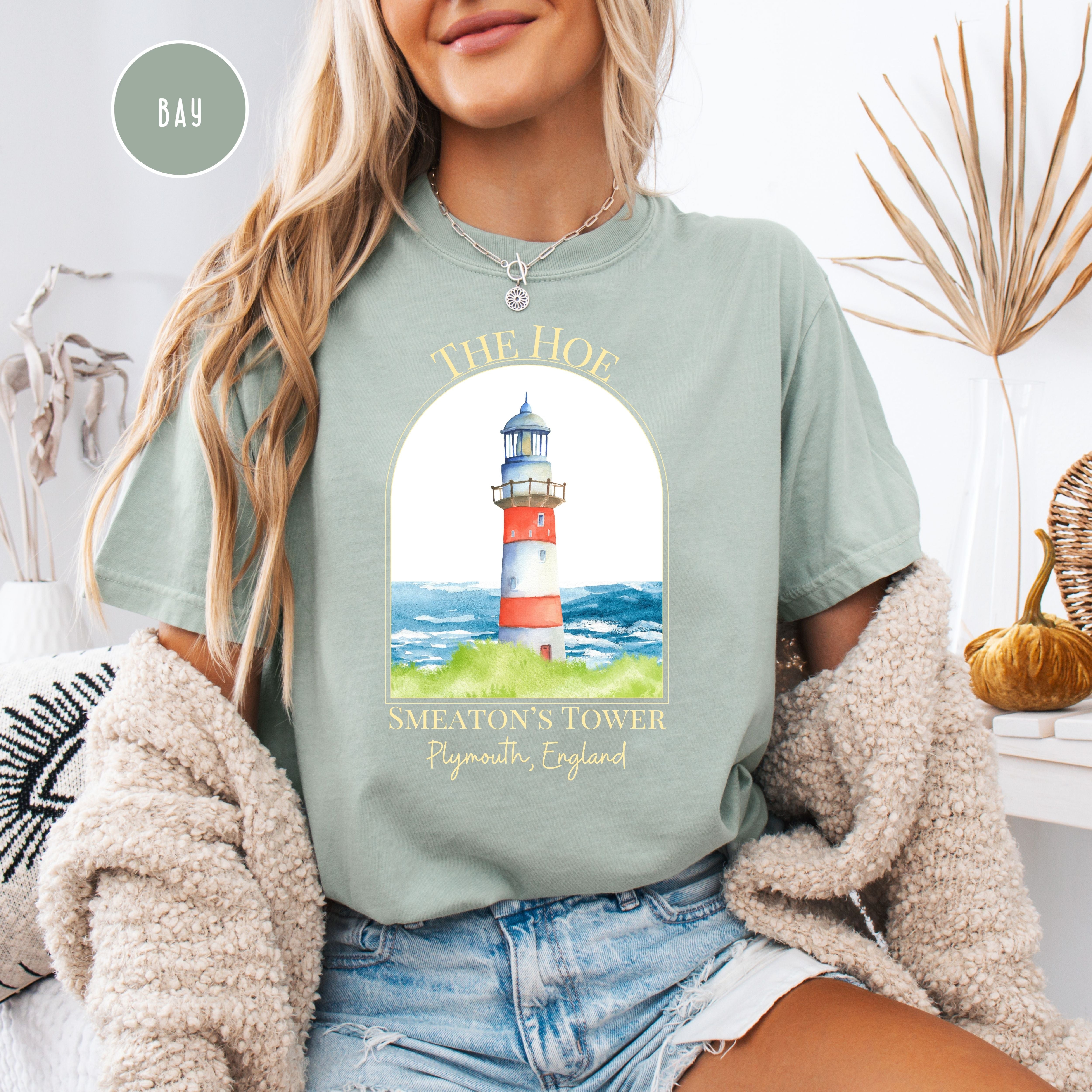 Plymouth Hoe Smeaton's Tower Plymouth England Comfort Colors® Tee