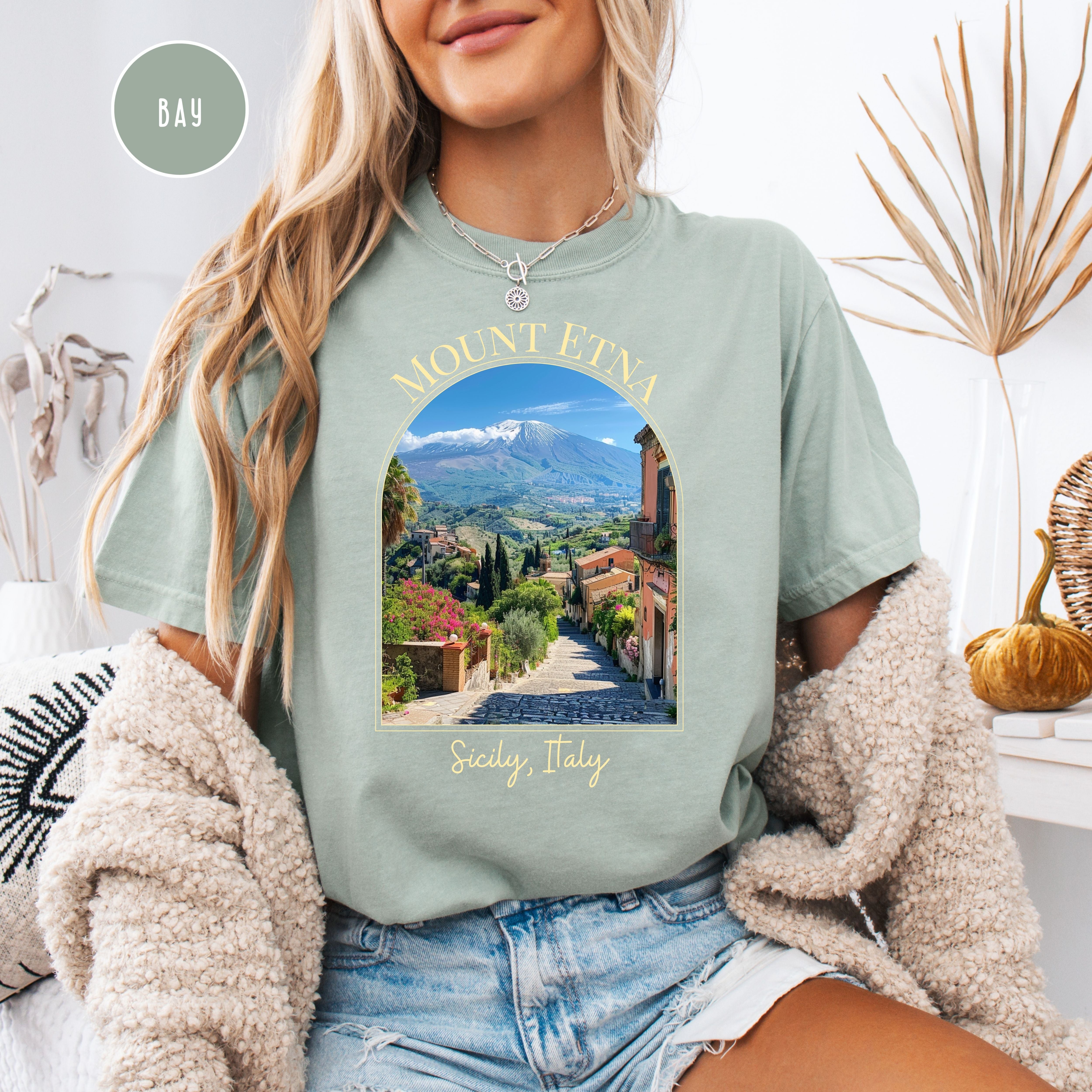 Mount Etna Sicily Italy Comfort Colors® Tee