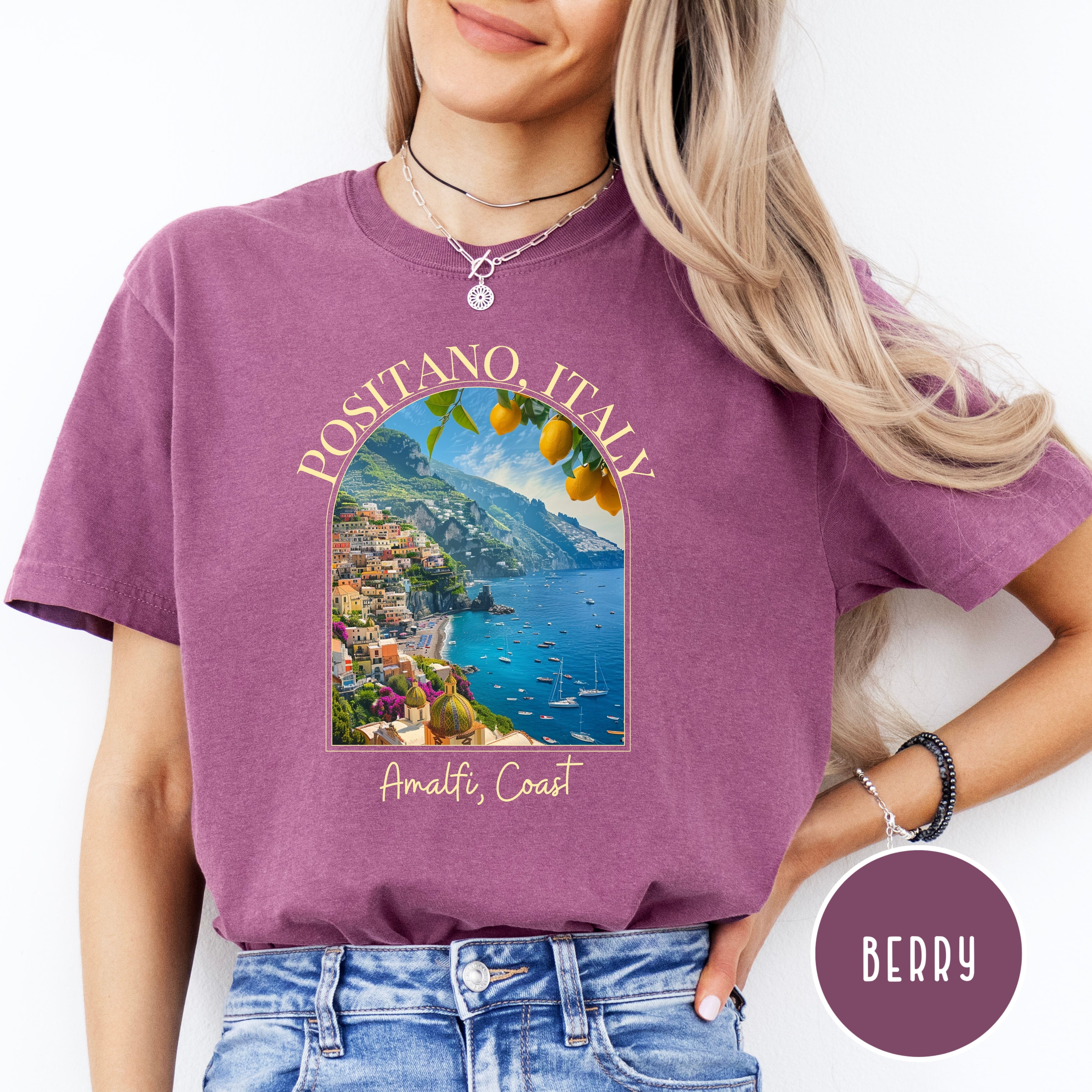 Positano Italy Amalfi Coast Comfort Colors® Tee