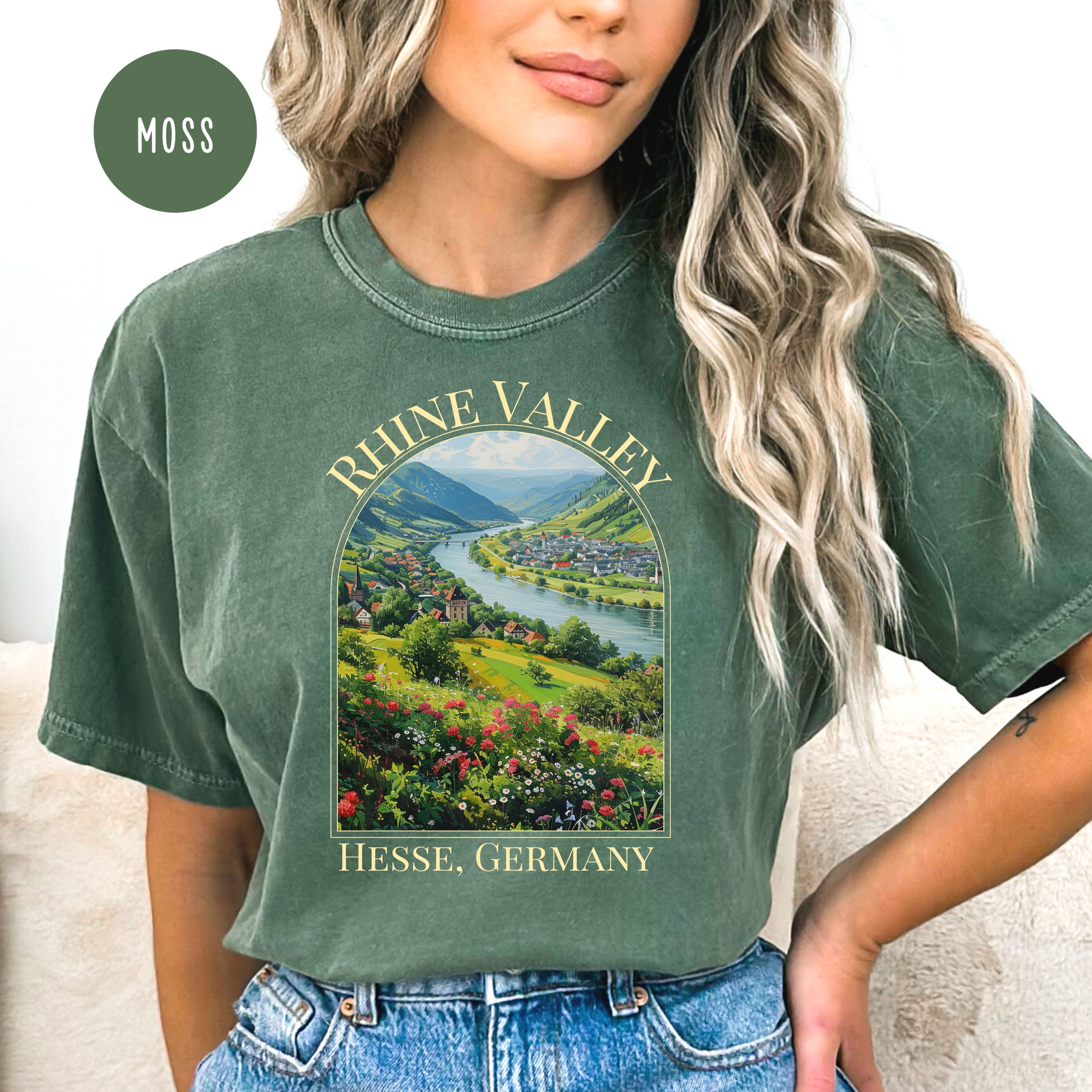 Rhine Valley Hesse Germany Comfort Colors® Tee