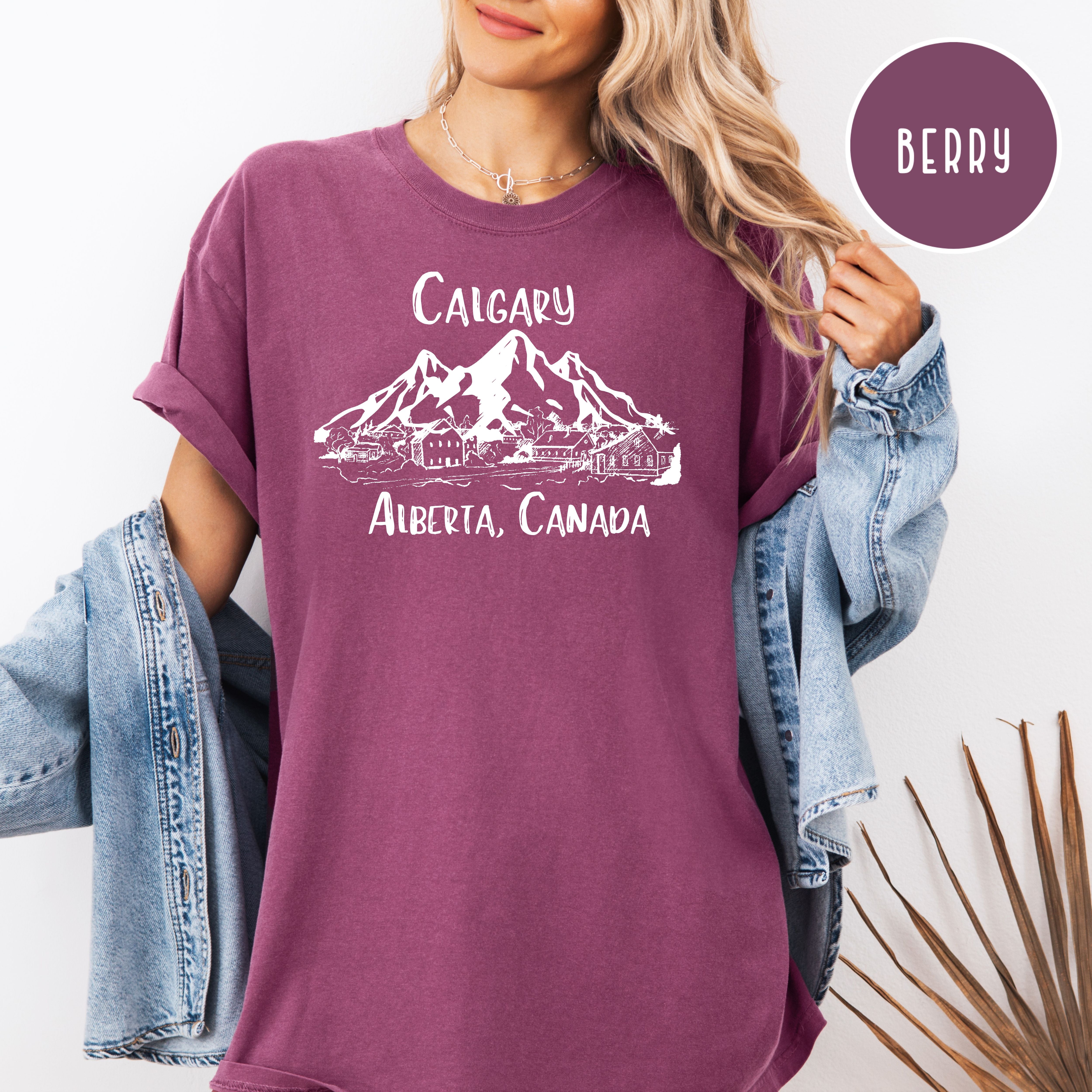 Calgary Alberta Canada Comfort Colors Tee Shirt