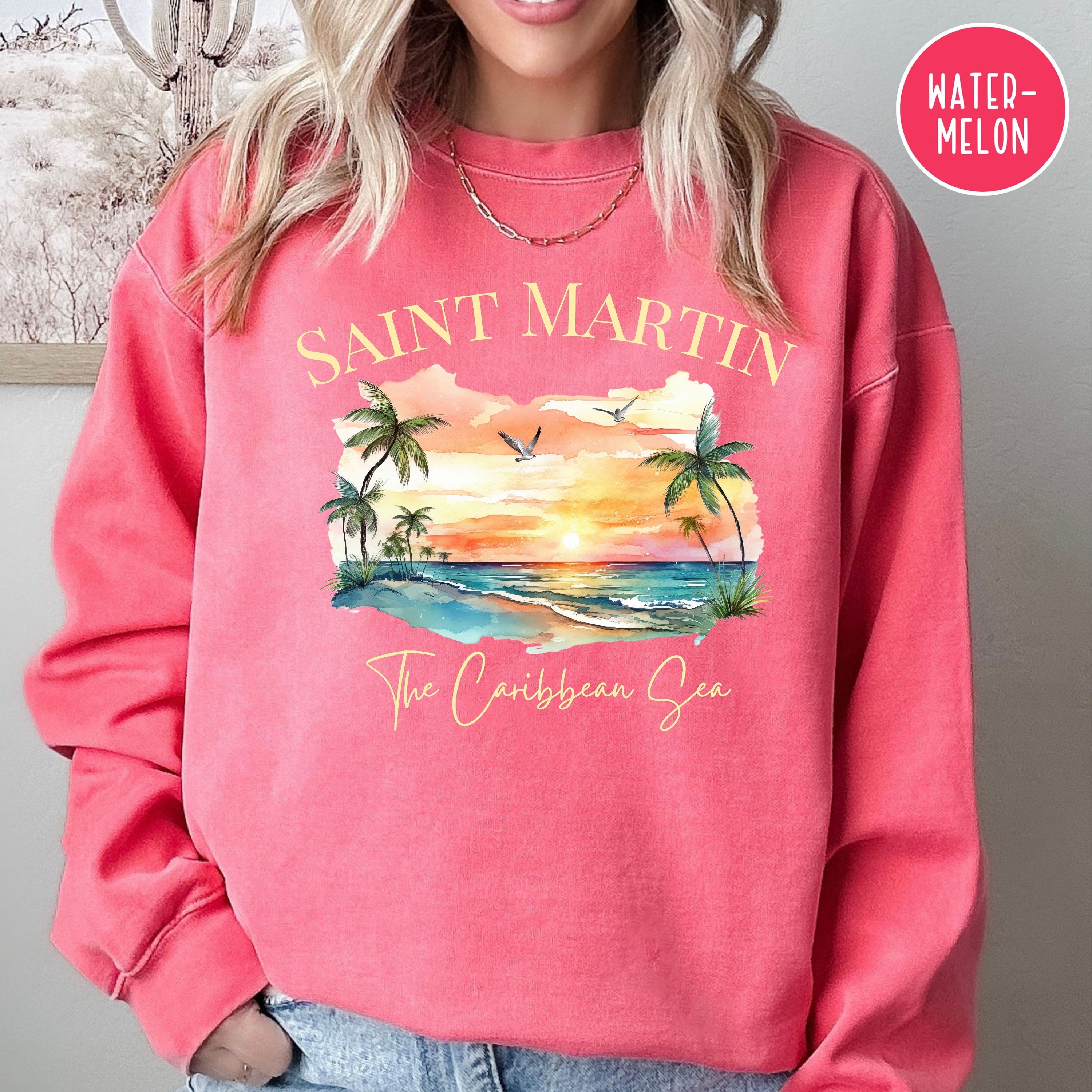 Saint Martin Caribbean Island Comfort Colors® Sweatshirt