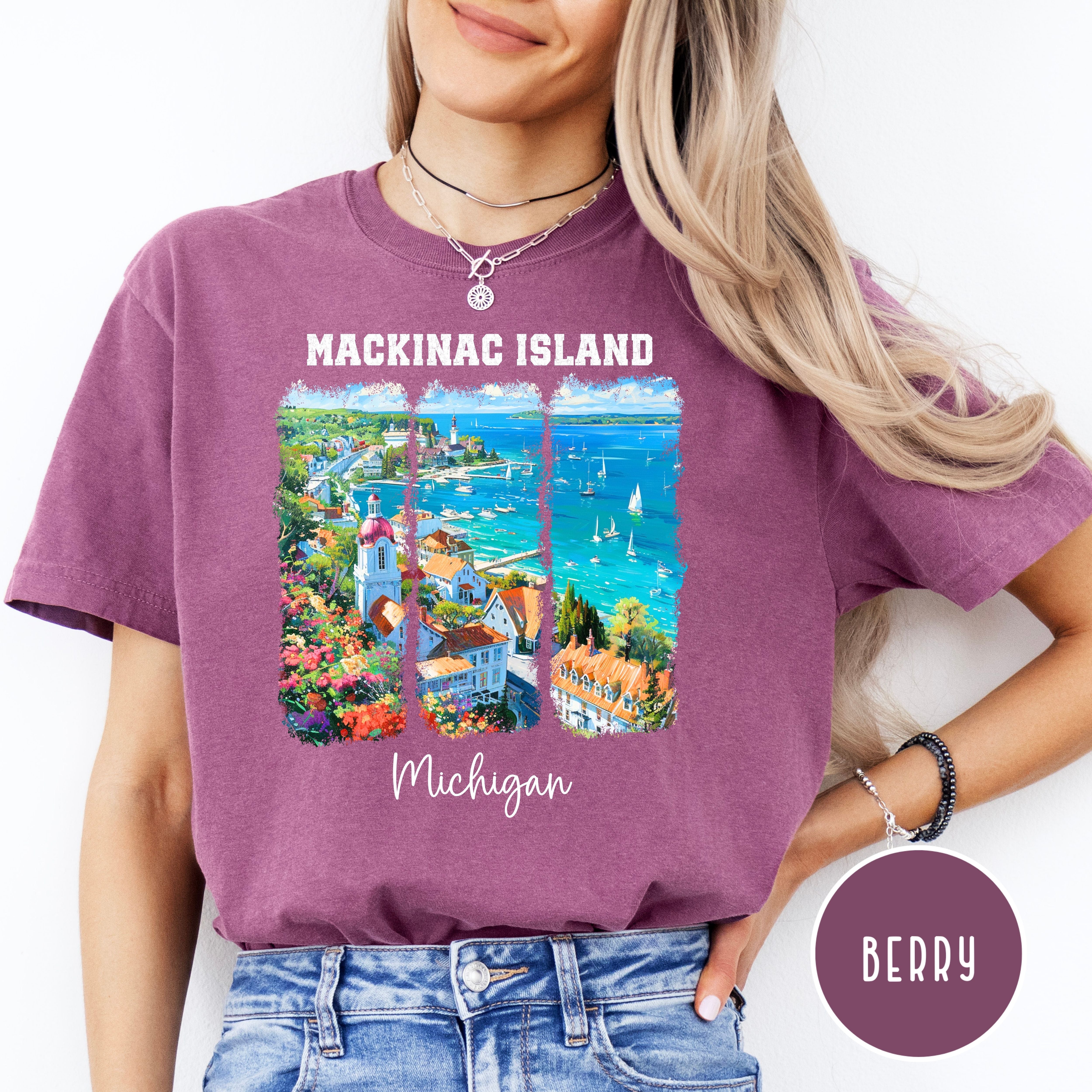 Mackinac Island Michigan Comfort Colors® Tee