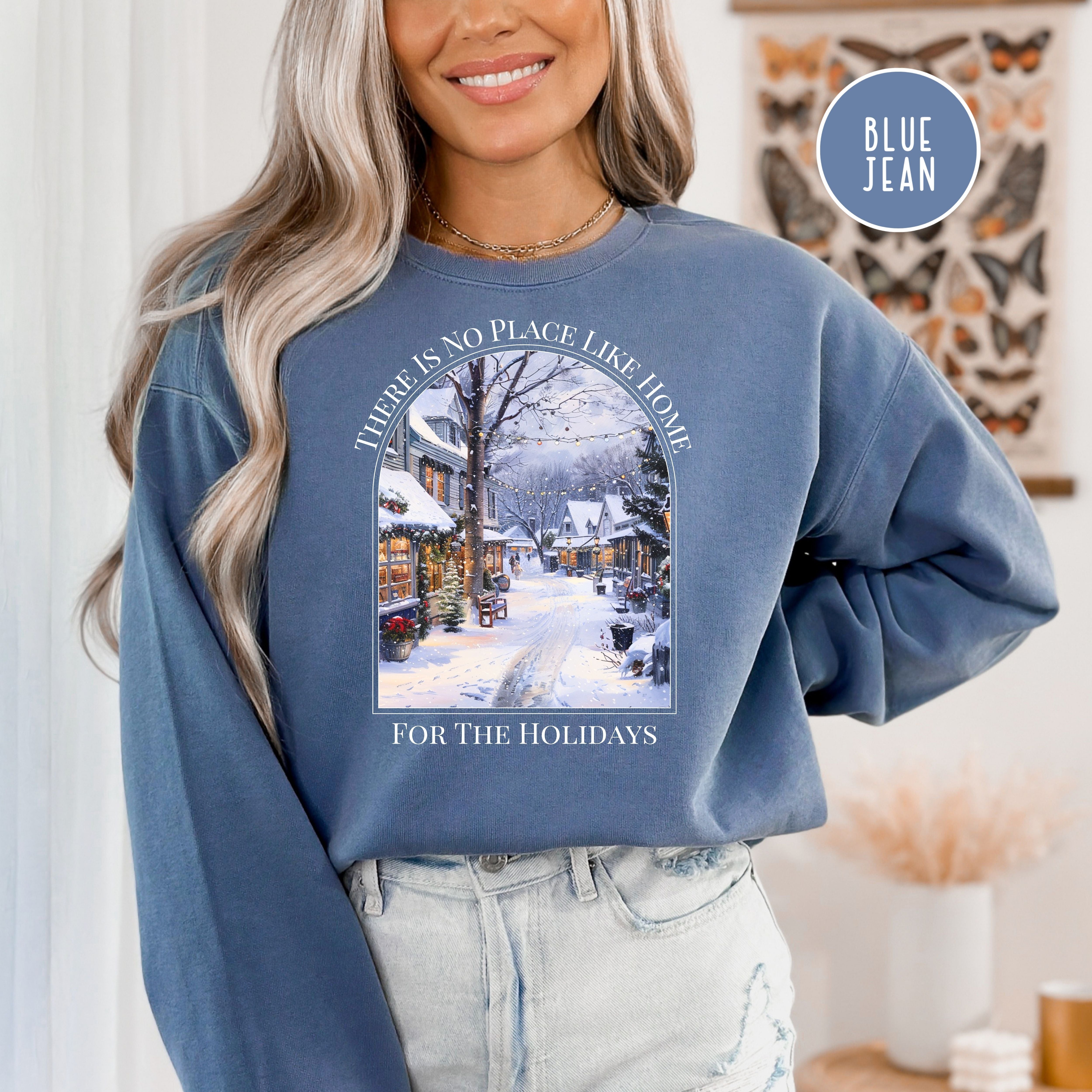 No Place Like Home for the Holidays Comfort Colors® Sweatshirt