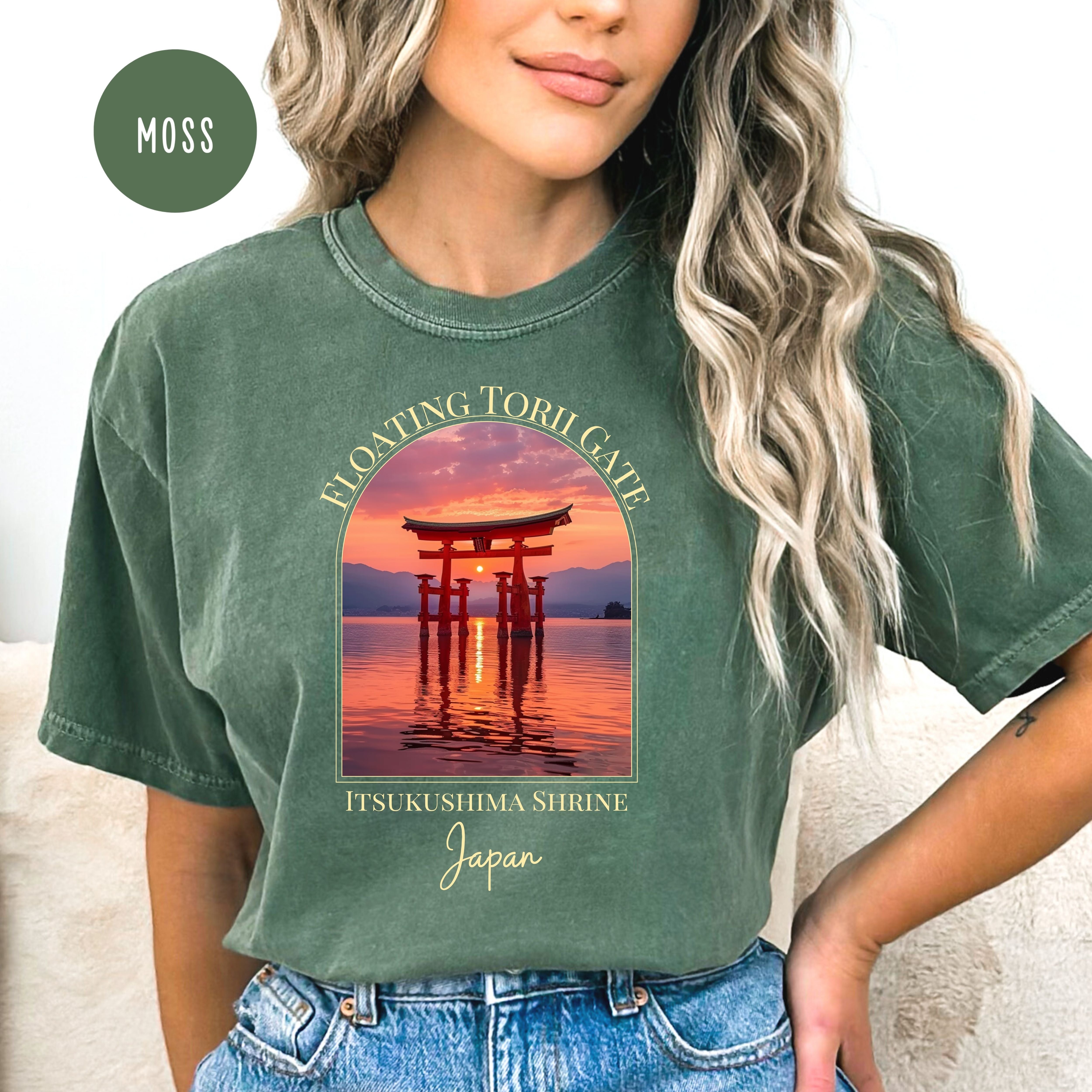 Floating Torii Gate Miyajima Shrine Comfort Colors® Tee