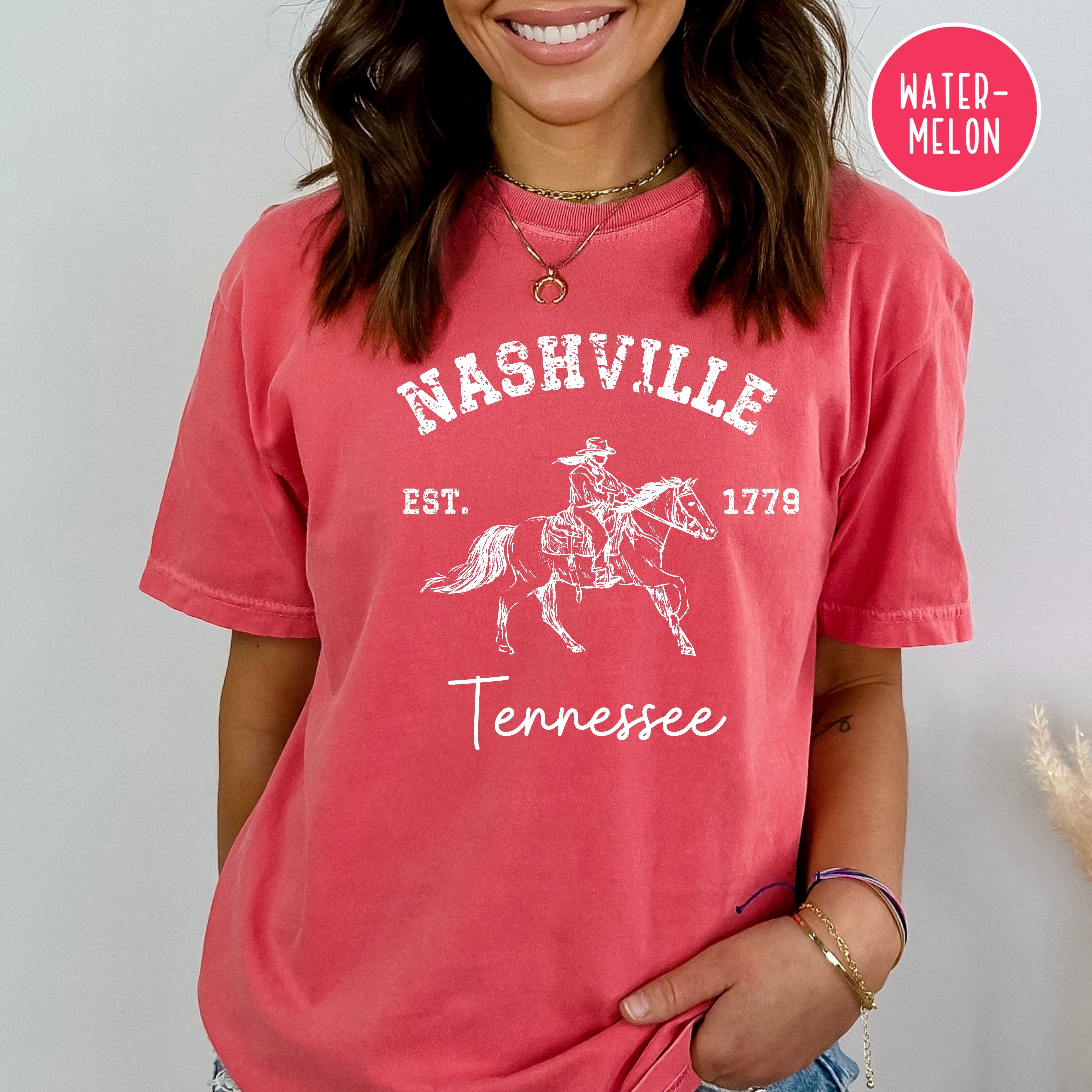Nashville Tennessee Grunge Style Comfort Colors® Tee