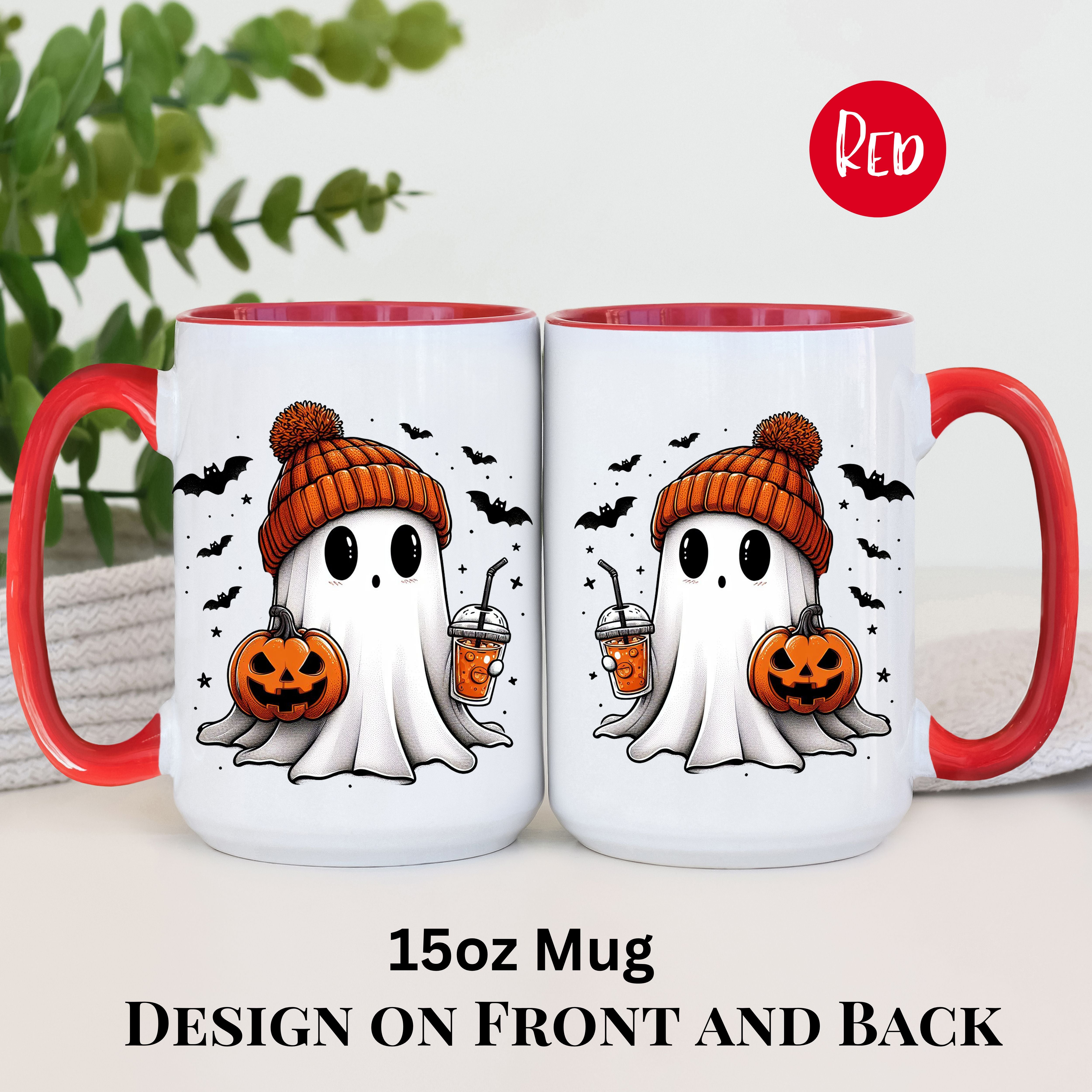 Cute Halloween Ghost 15oz Ceramic Mug