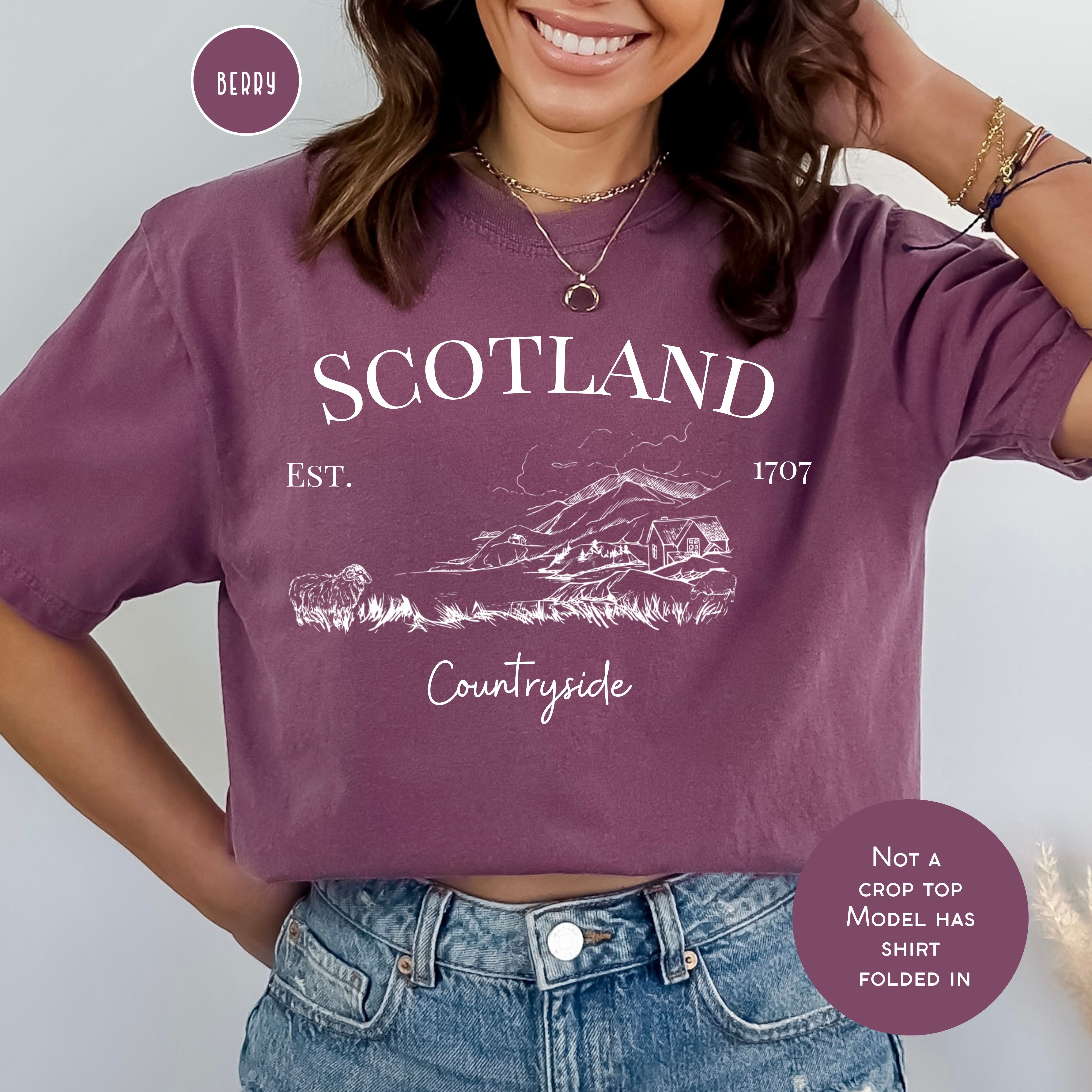 Scotland Countryside Comfort Colors® Tee